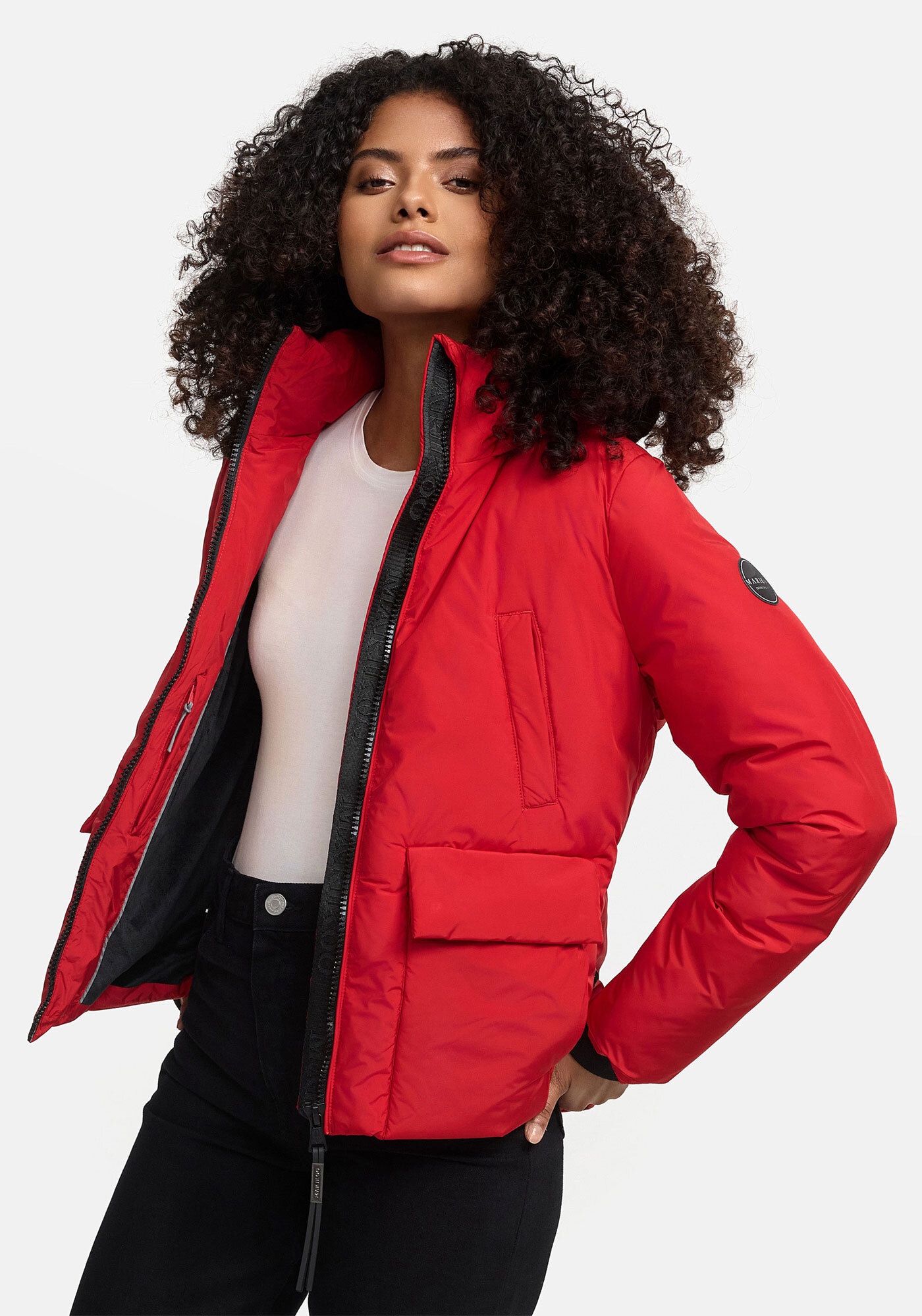 Marikoo Winterjacke »Morinaa«, mit großer Kapuze