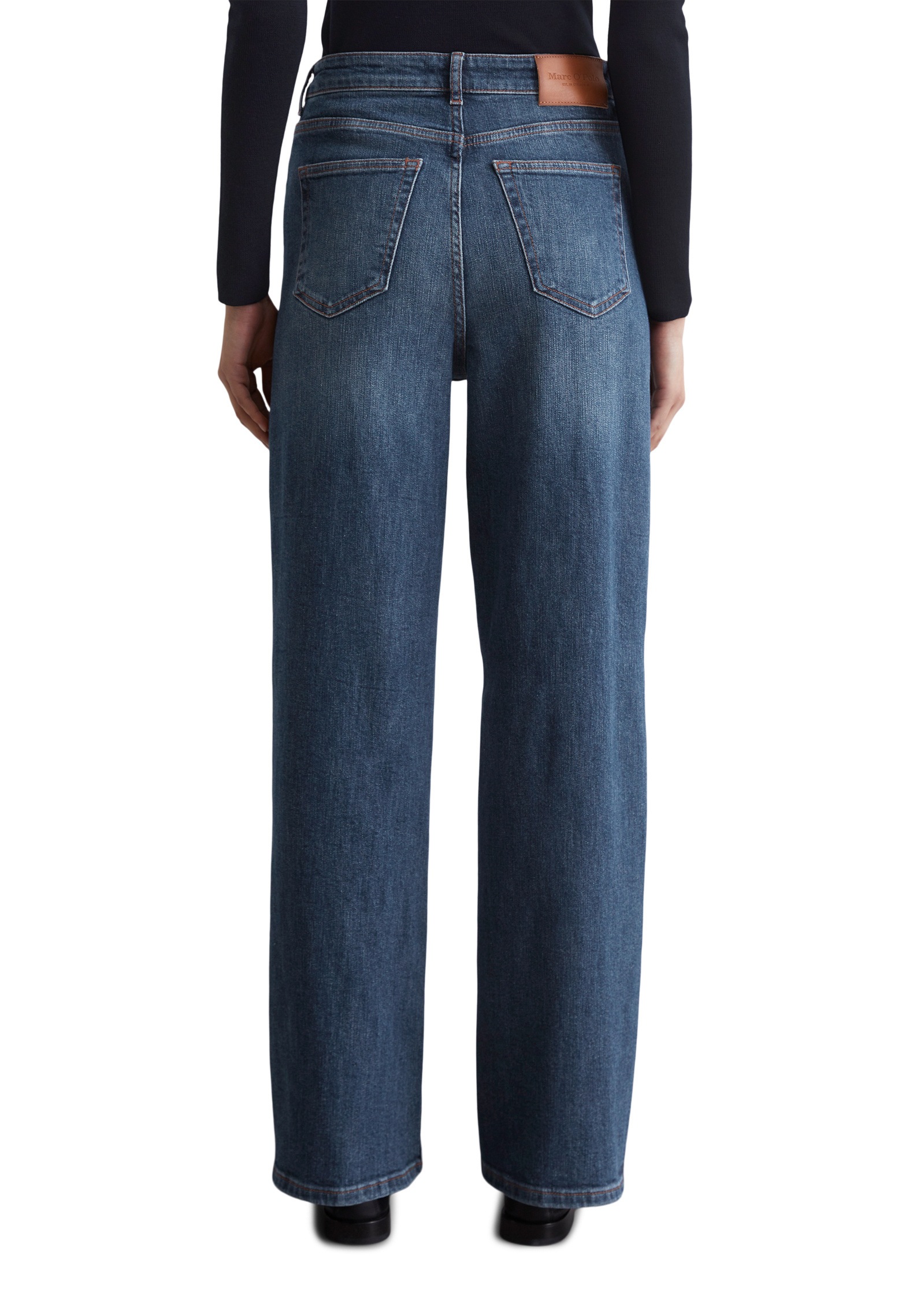 Marc OPolo Weite Jeans "aus Organic-Cotton-Mix-Stretch" günstig online kaufen