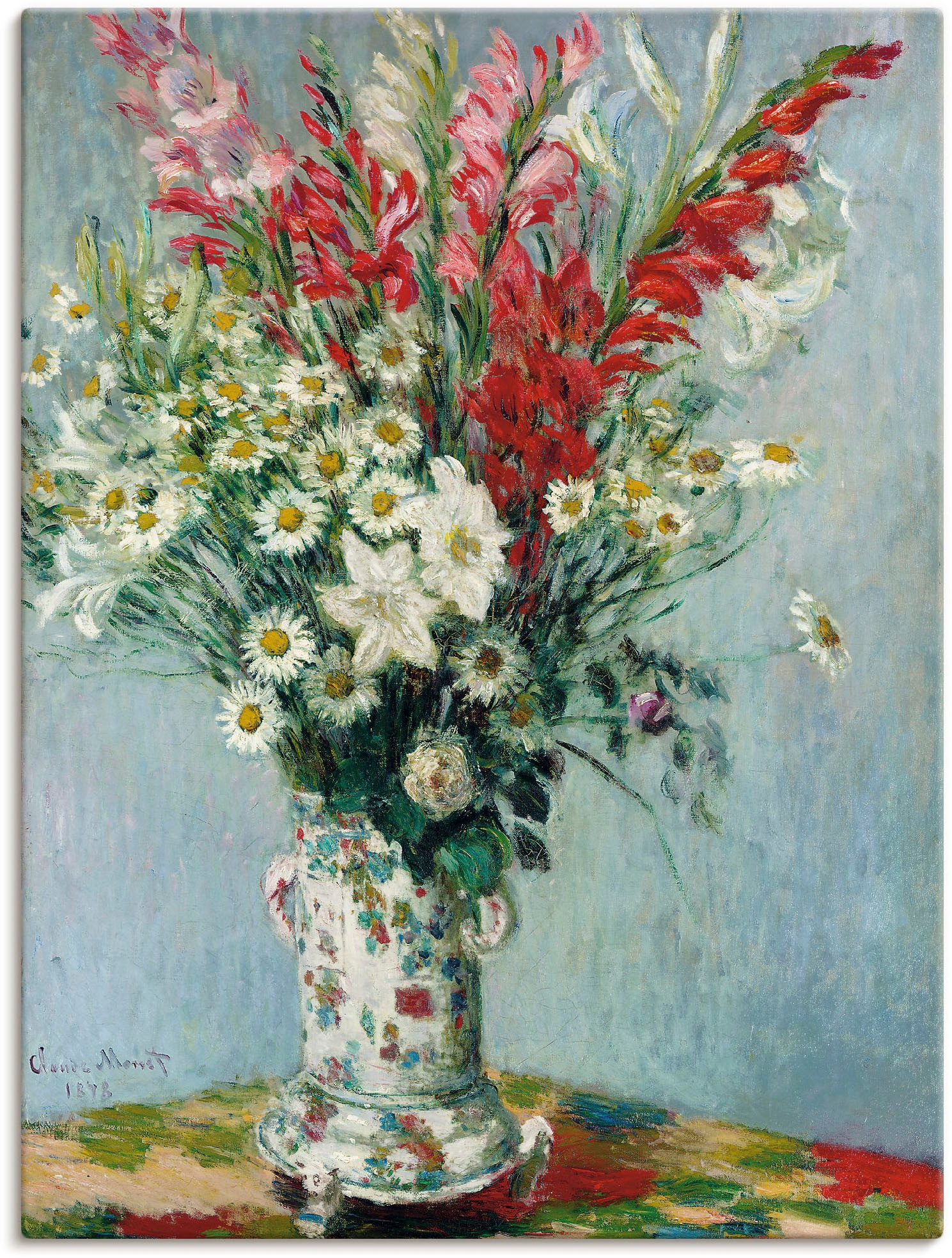 Leinwandbild »Blumenstrauß«, Arrangements, (1 St.), auf Keilrahmen gespannt