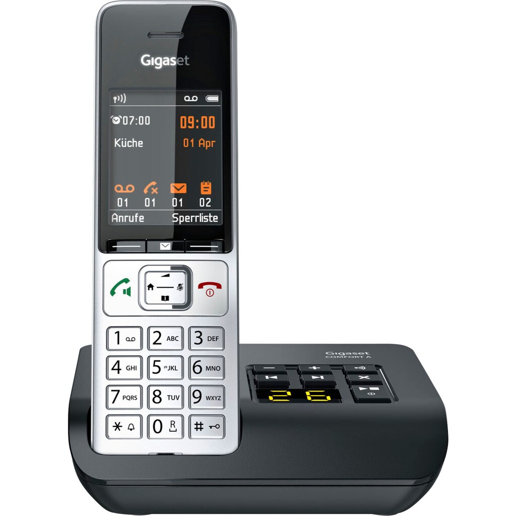 Gigaset Schnurloses DECT-Telefon »COMFORT 500A«, (Mobilteile: 1)