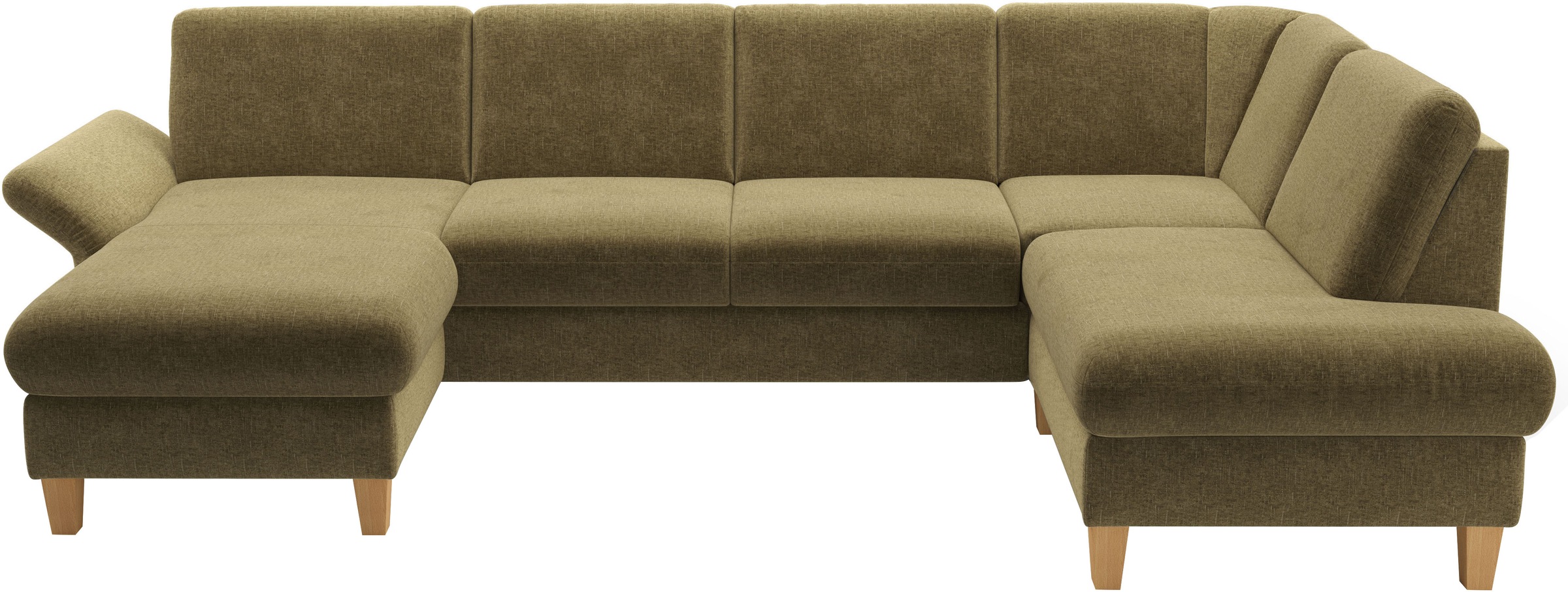 Home affaire Wohnlandschaft "Rochelle, U-Form" optional mit Armteilverstell günstig online kaufen