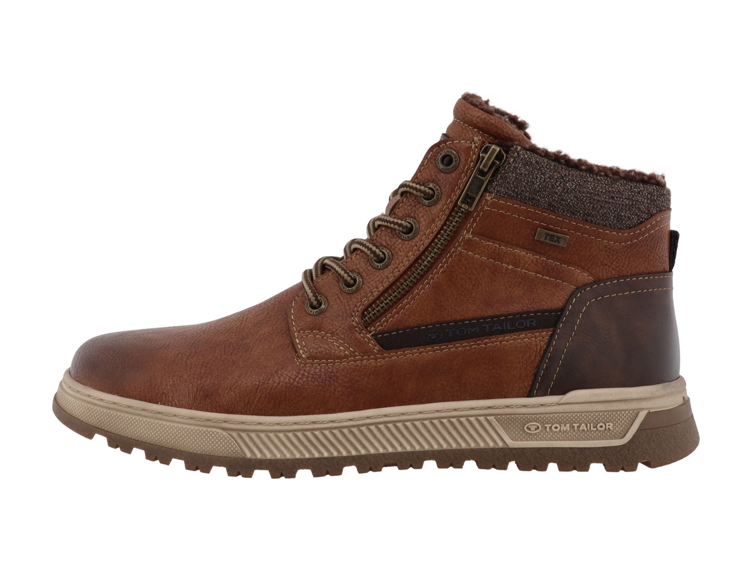 TOM TAILOR Winterboots  Schnürboots, Winterboots mit Reißverschluss