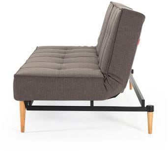INNOVATION LIVING ™ Schlafsofa »Splitback«, mit hellen Styletto Beinen, in skandinavischen Design