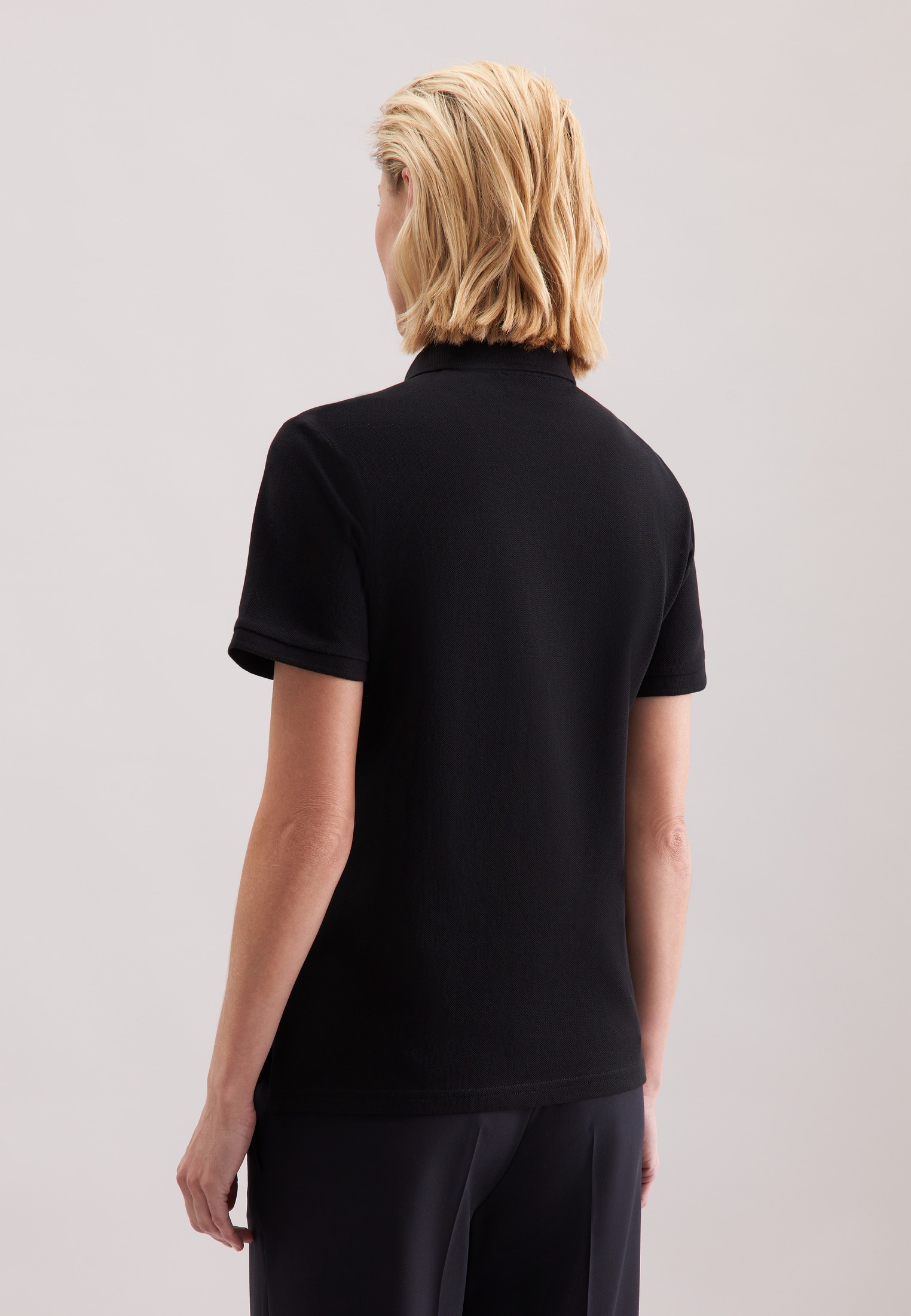 seidensticker Poloshirt "Schwarze Rose", 1/2 Kragen Uni günstig online kaufen