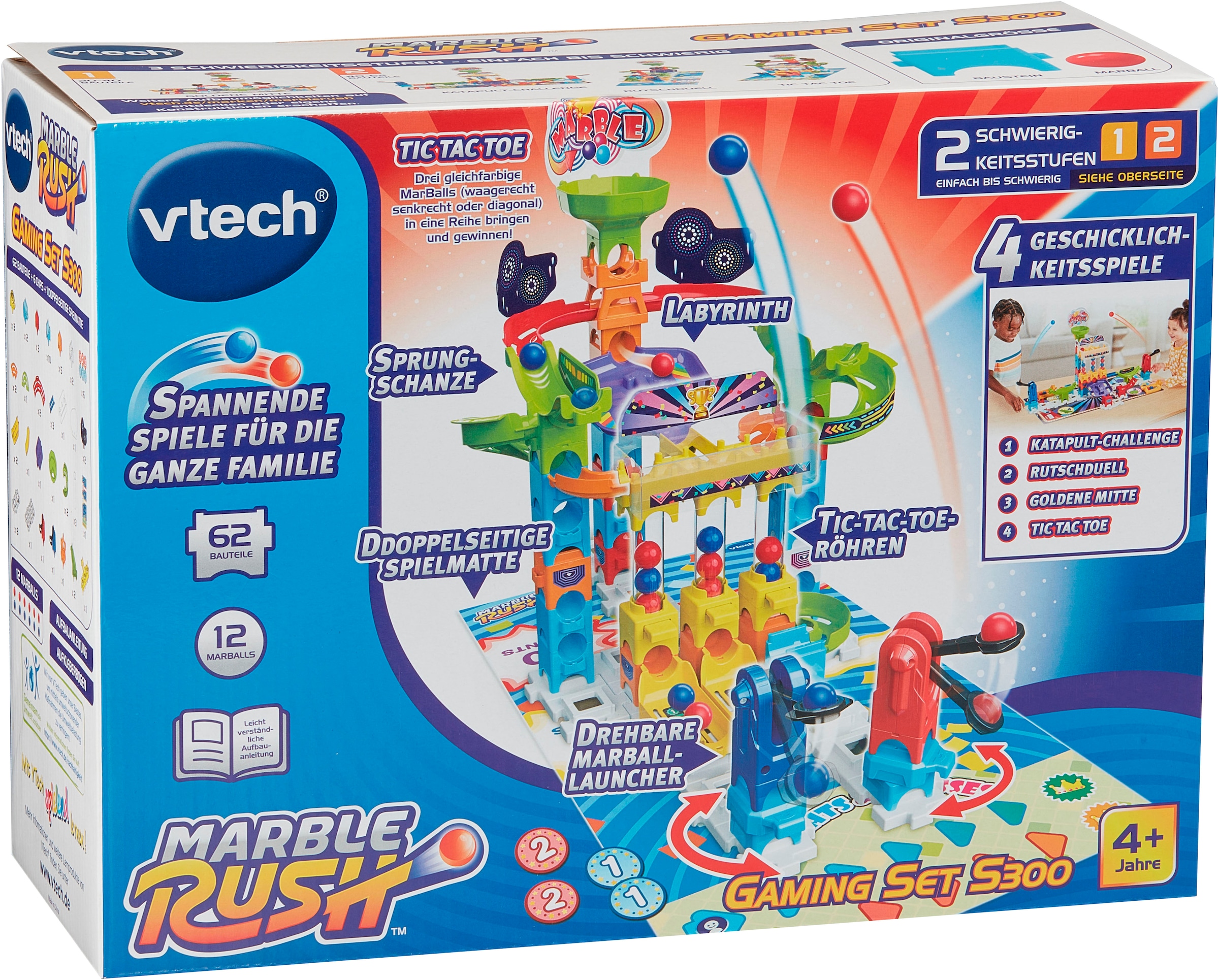 Vtech® Kugelbahn »Marble Rush - Gaming S300«, mit 12 MarBalls