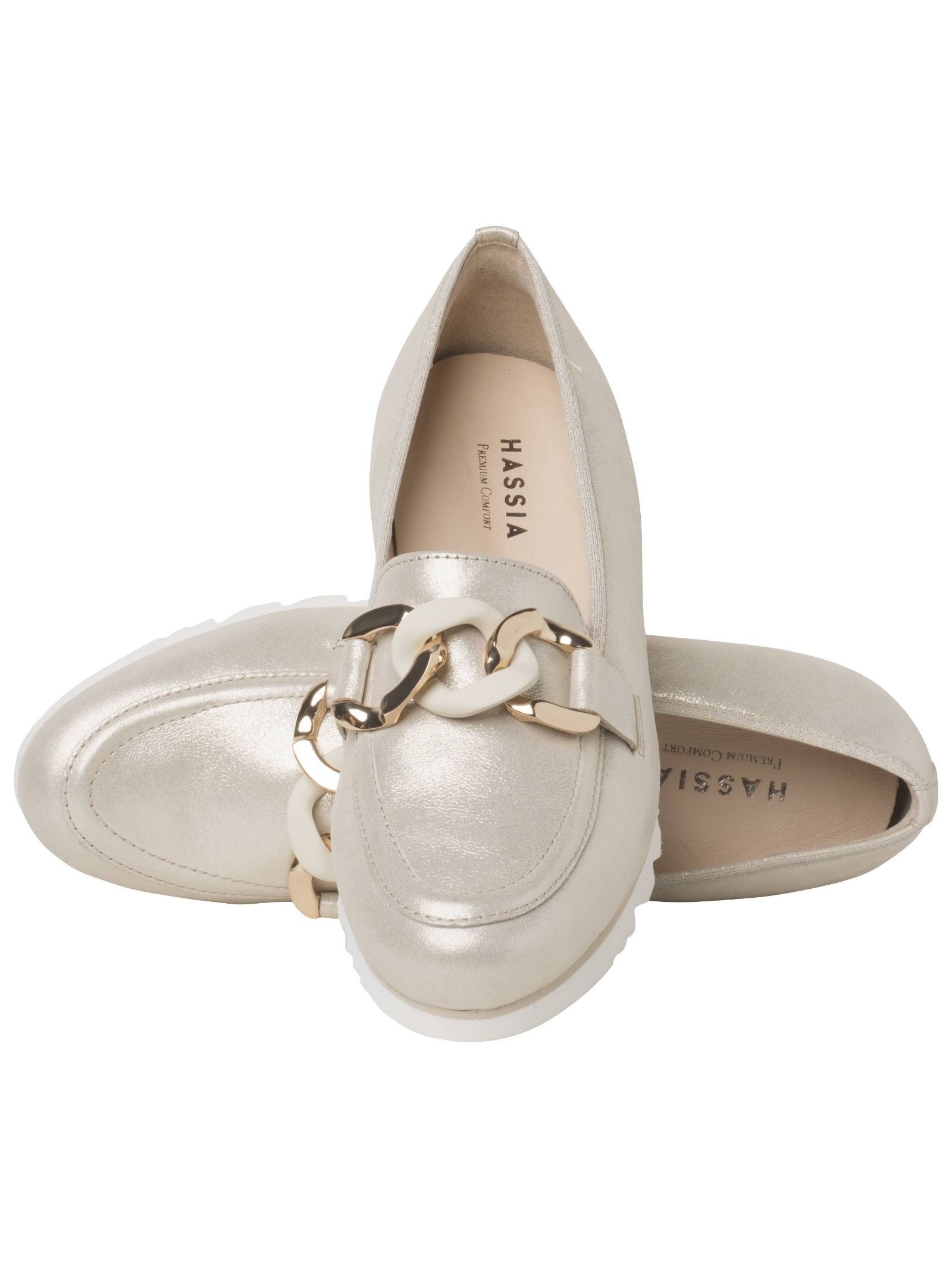 Hassia Slipper »Hassia Slipper Leder/Textil«