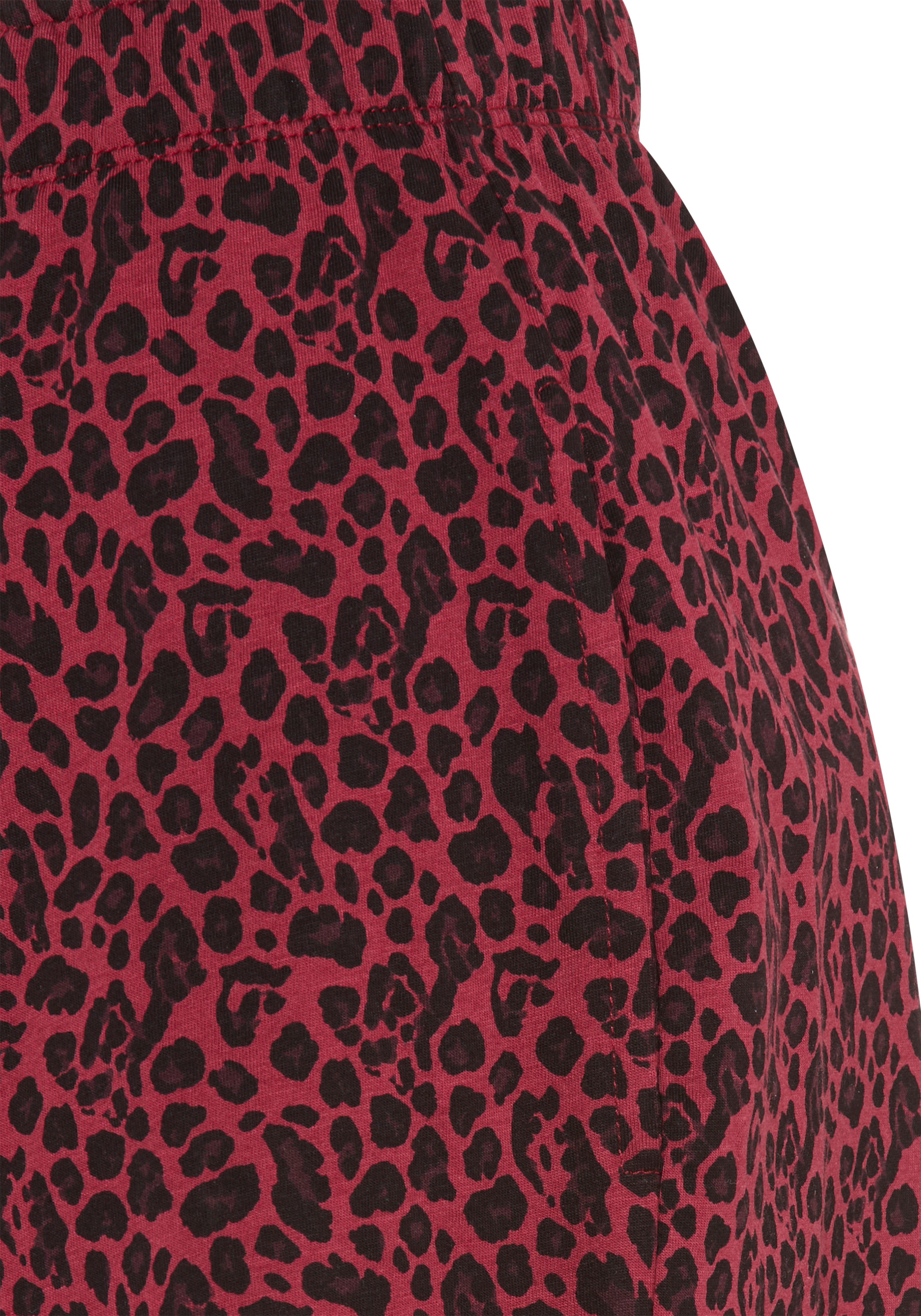 s.Oliver Pyjamashorts  mit Leo All-Over-Druck