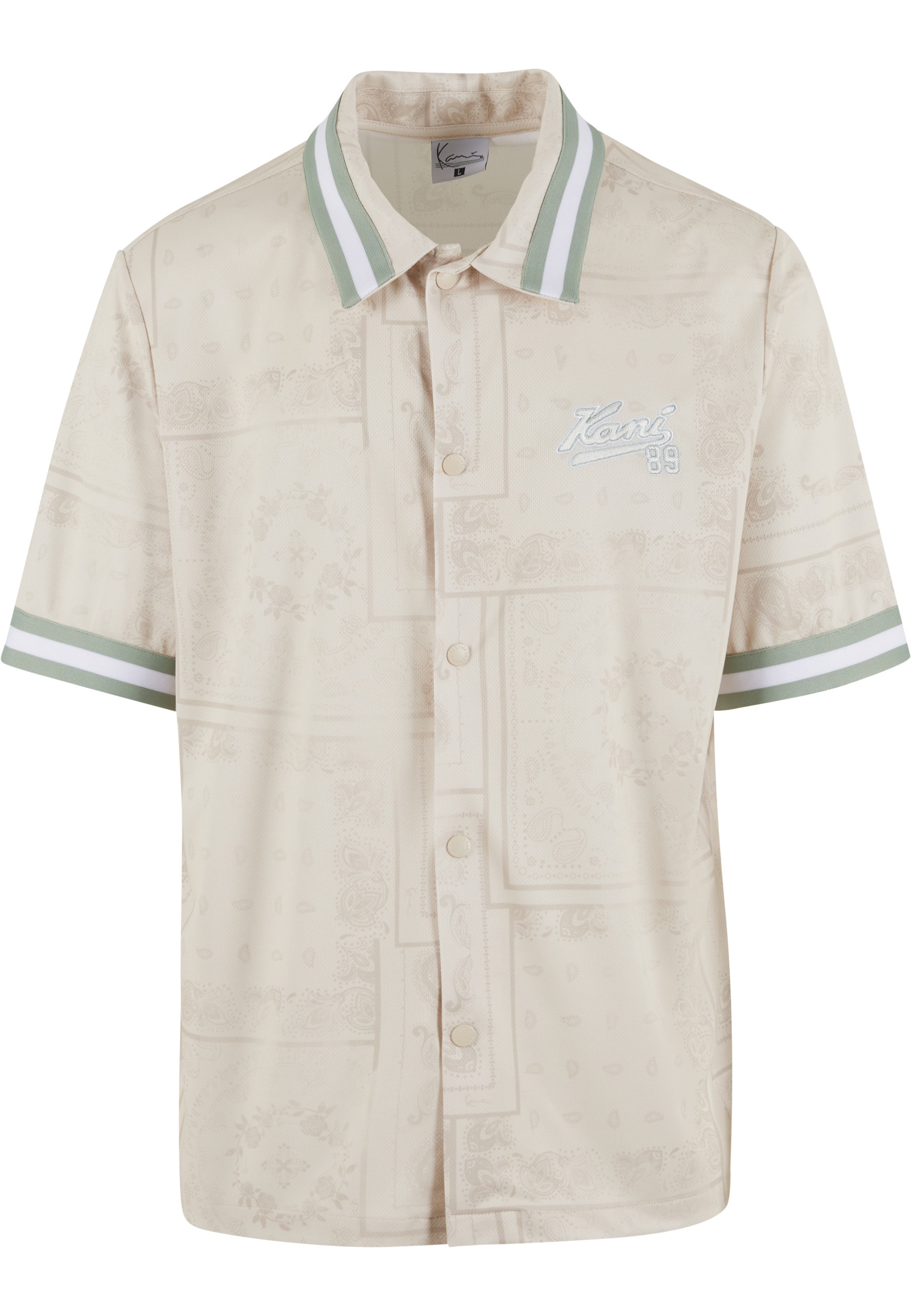 Karl Kani Langarmhemd "Karl Kani Varsity Paisley Mesh Shirt" 1 Stk. günstig online kaufen