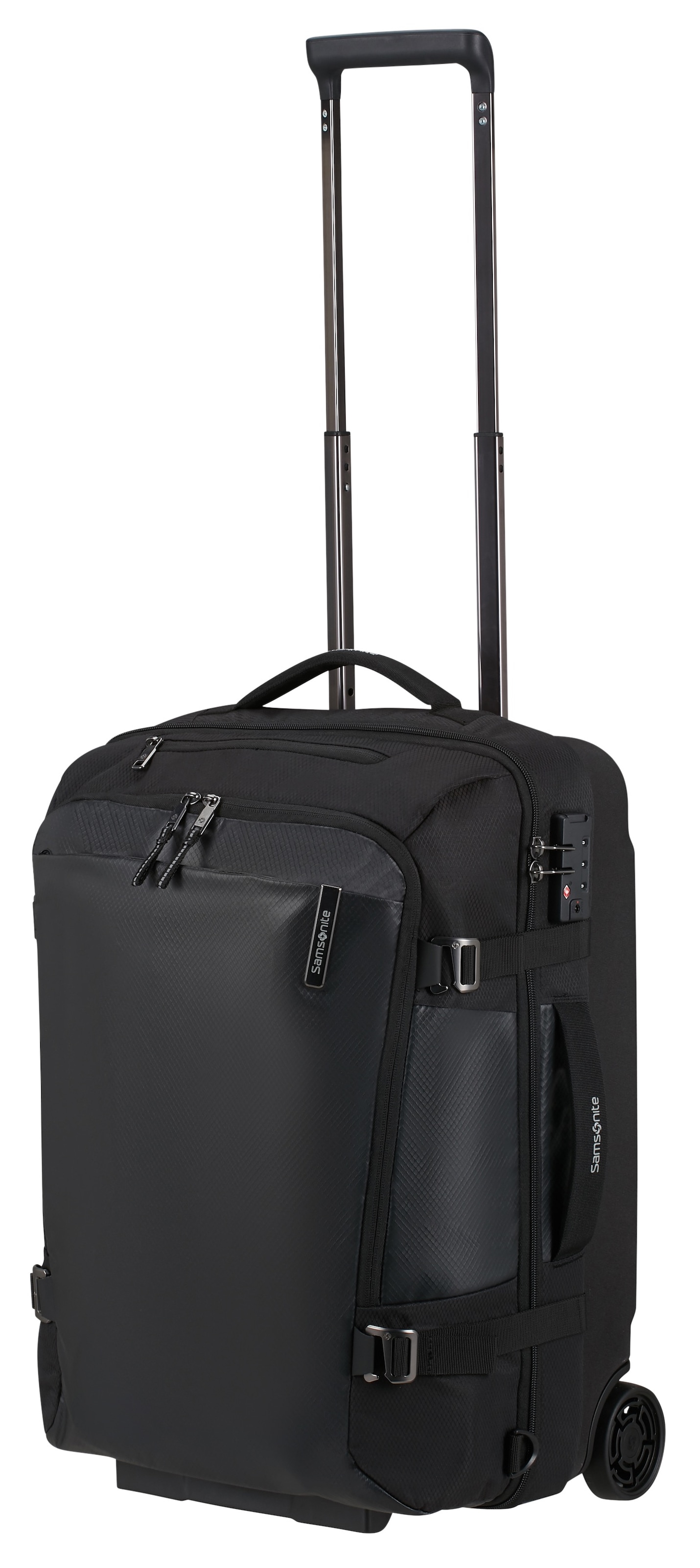 Samsonite Reisetasche »ARMOX, 55 cm«, Duffle mit Rollen TSA-Schloss Packgurte Trolley-Gestänge