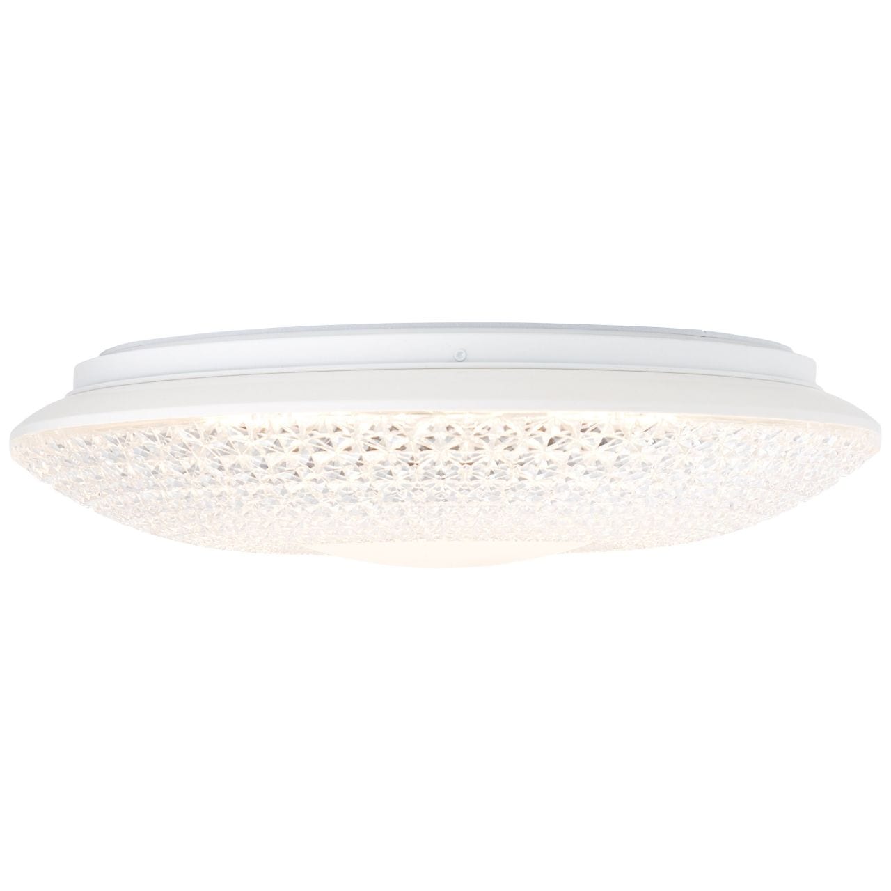 Brilliant Deckenleuchte »Nunya«, 1 flammig, Leuchtmittel LED-Modul | LED fest integriert, LED Deckenlampe 42cm weiß/chrom