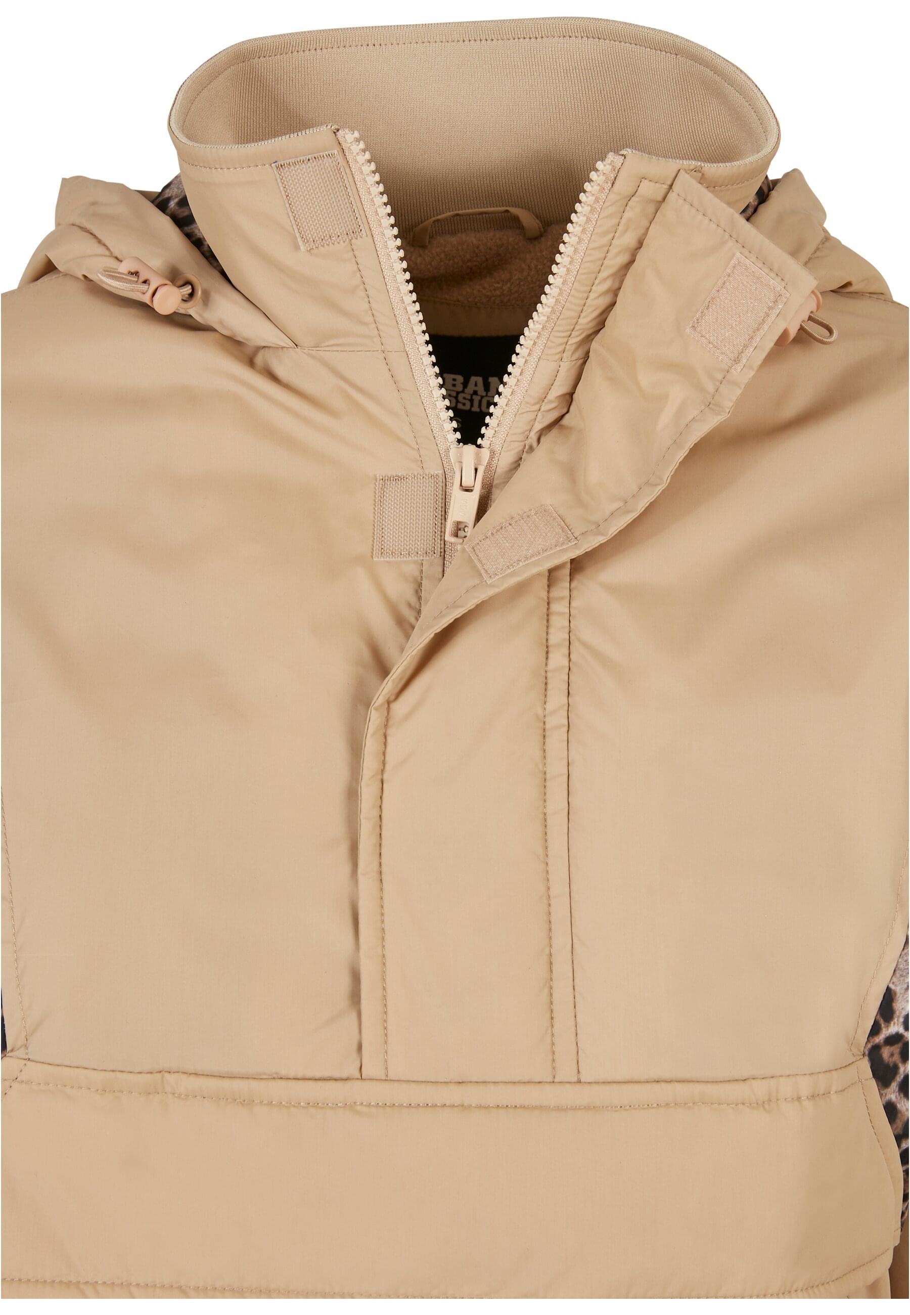 URBAN CLASSICS Allwetterjacke »Urban Classics Damen Ladies AOP Mixed Pull Over Jacket«, (1 St.), mit Kapuze