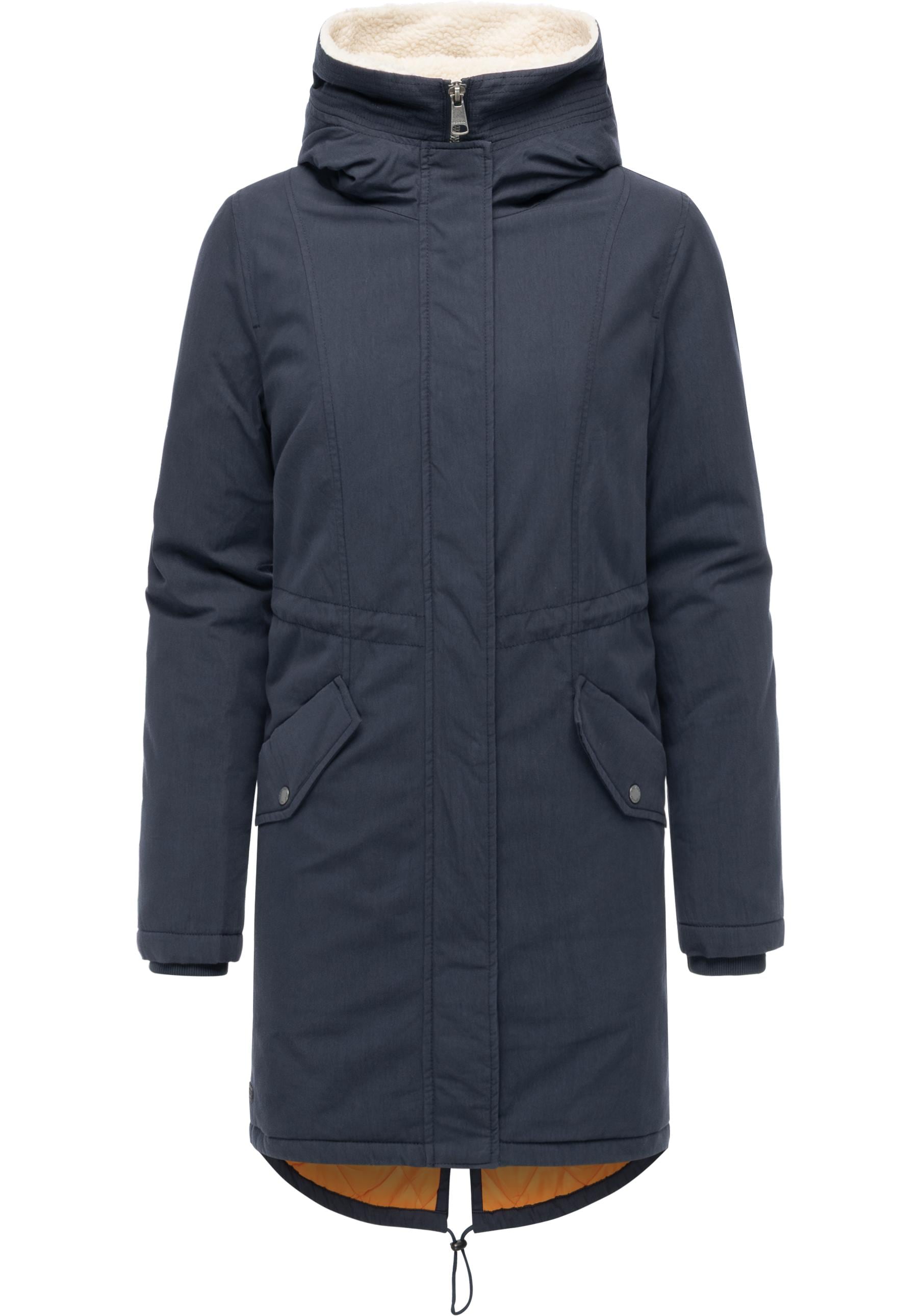 Ragwear Kurzmantel "Coogle YOUMODO" Kurzer Damen Wintermantel mit Rucksack-Trägern