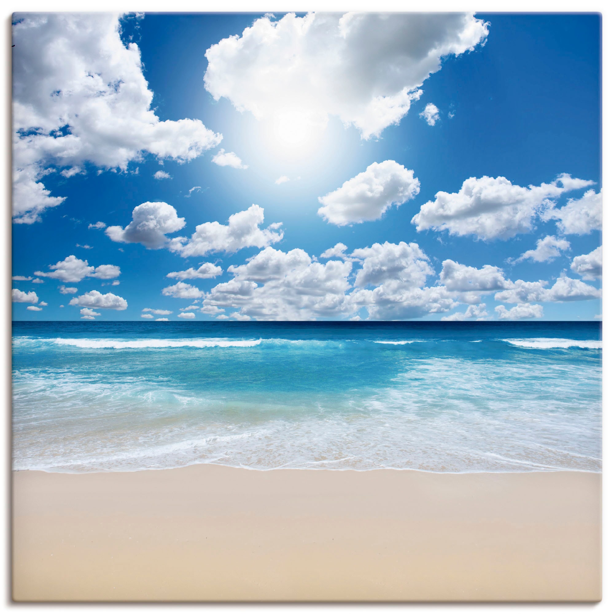 Artland "Großartige Strandlandschaft" Strand 1 Stk. tlg. als Leinwandbild, günstig online kaufen