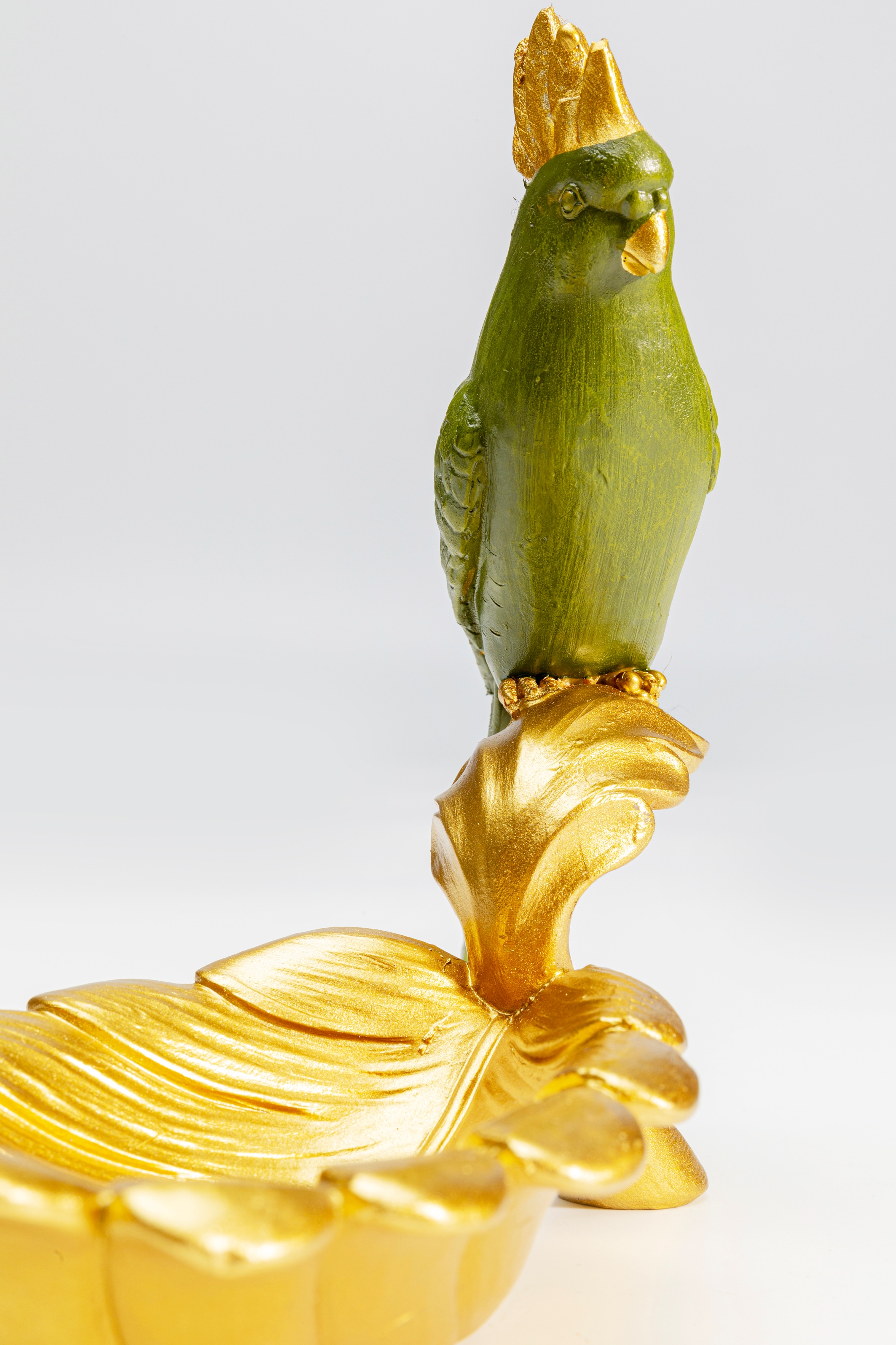 Kare Design Schale »Parrot Guard 10x21cm« aus Polyresin (Kunststein) aus lackiertem Polyresin