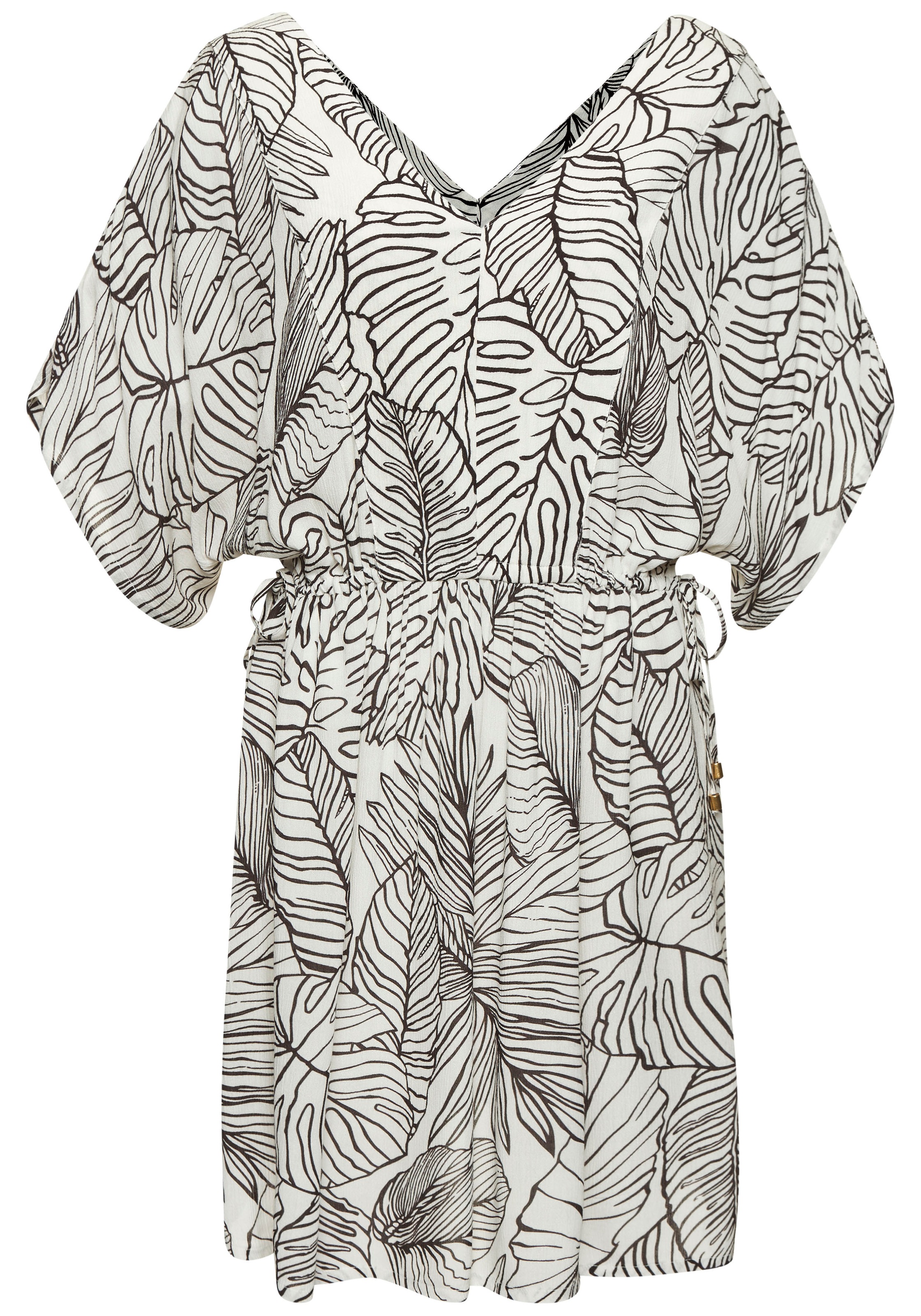 s.Oliver Longtunika, aus gekreppter Viskose, kurzes Sommerkleid, Blusenklei günstig online kaufen