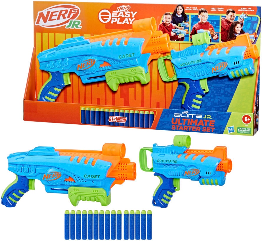 Hasbro Blaster »Nerf Elite Jr, Ultimate Starter Set«, inklusive 15 Darts