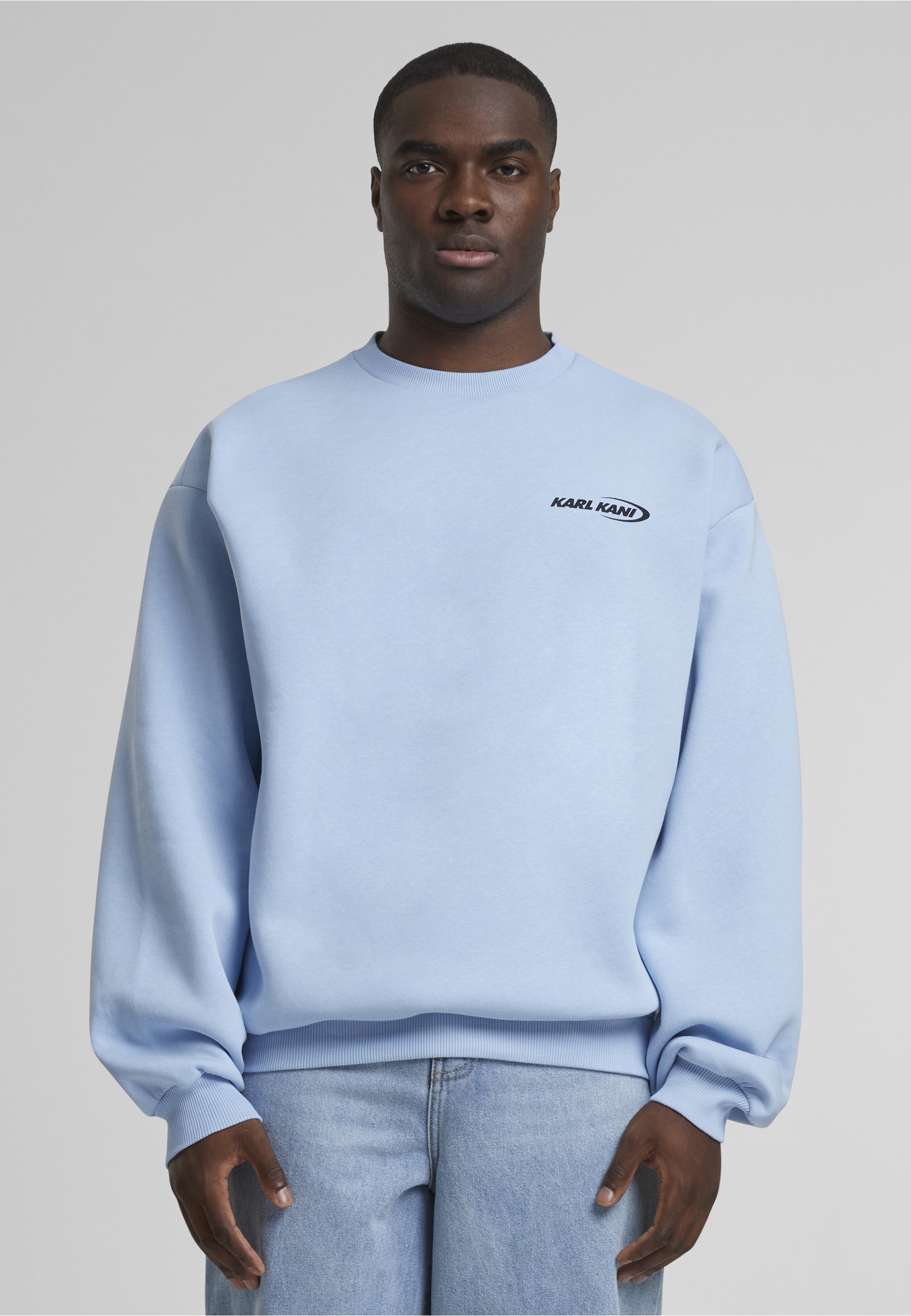 Karl Kani Rundhalspullover »Karl Kani Woven Signature Resist Love Crew« 1 Stk.