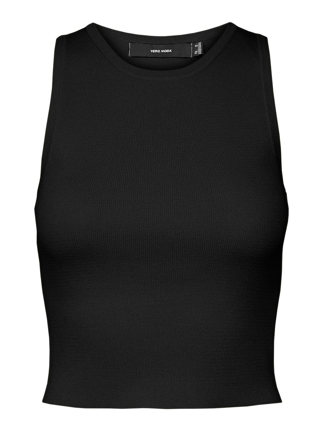 Vero Moda Strickpullover »VMGINNY SL O-NECK CROP TOP NOOS«