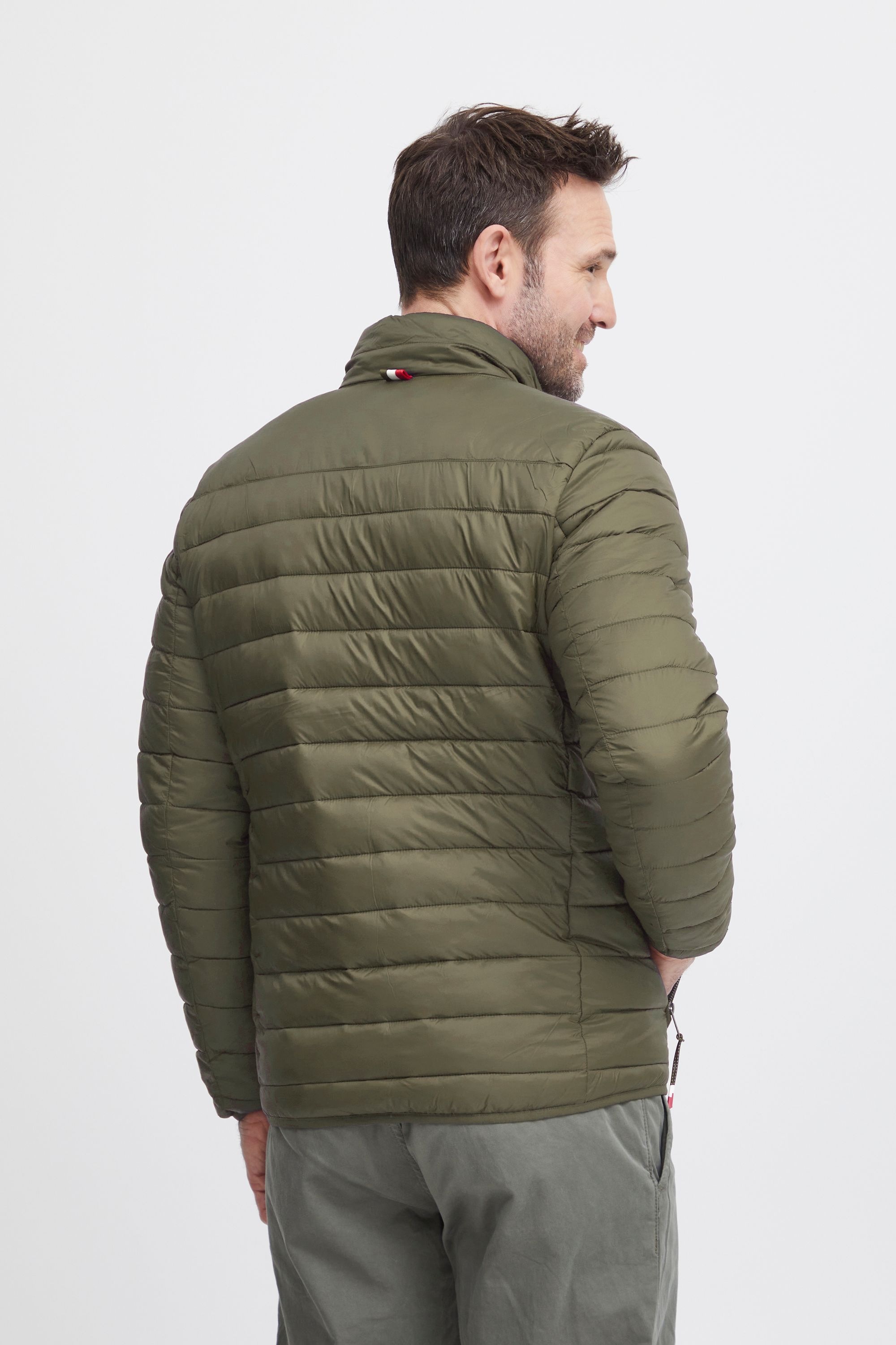 FQ1924 FQJACOB Quilted Jacket Brown Size S 3