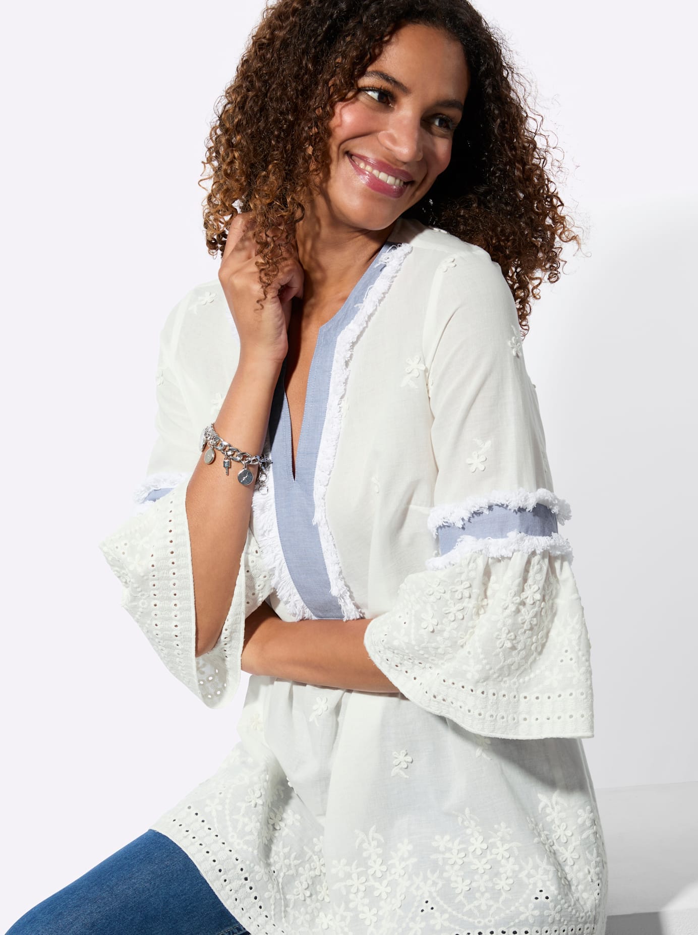 Inspirationen Longbluse