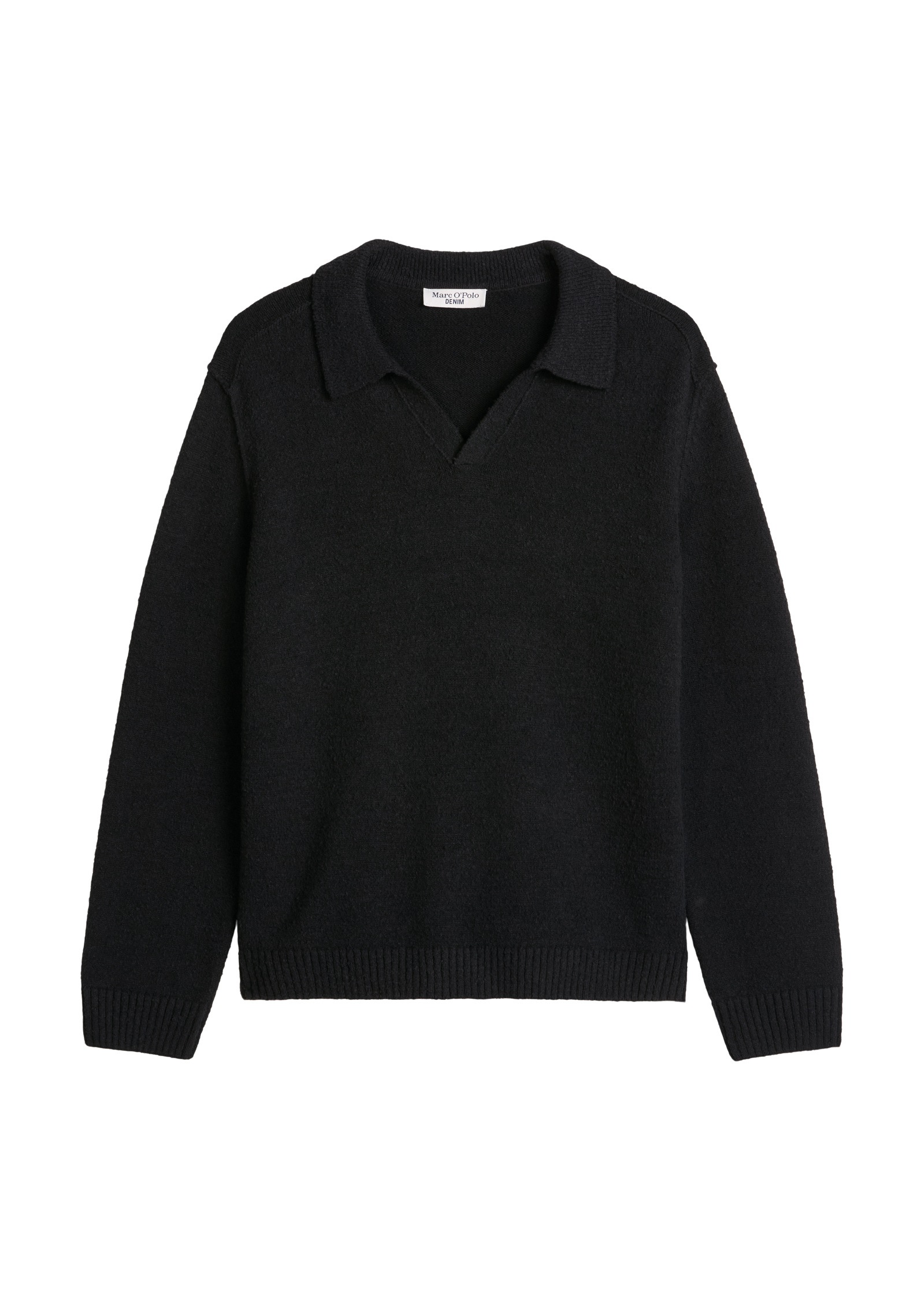 Marc O'Polo DENIM Langarm-Poloshirt »aus Bio-Baumwoll-Mix«