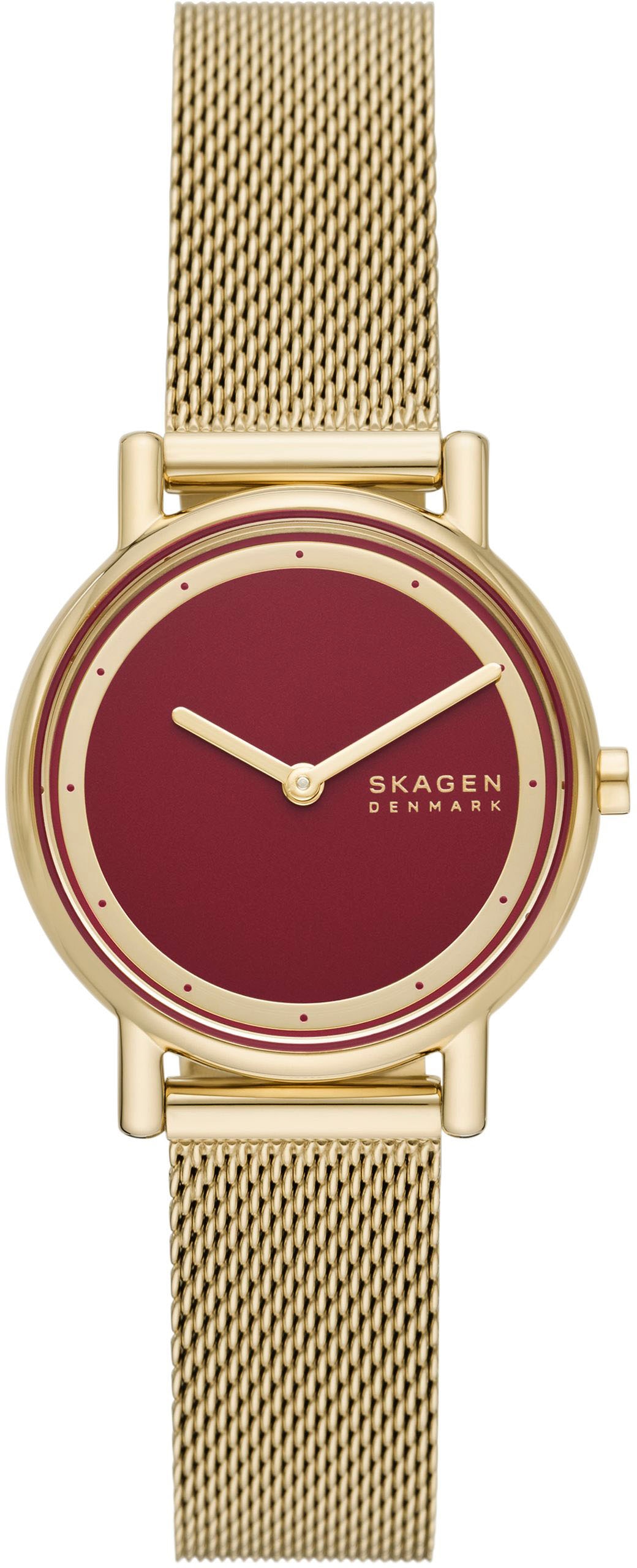 Skagen Quarzuhr »SIGNATUR LILLE, SKW3117«, Armbanduhr, Damenuhr, analog