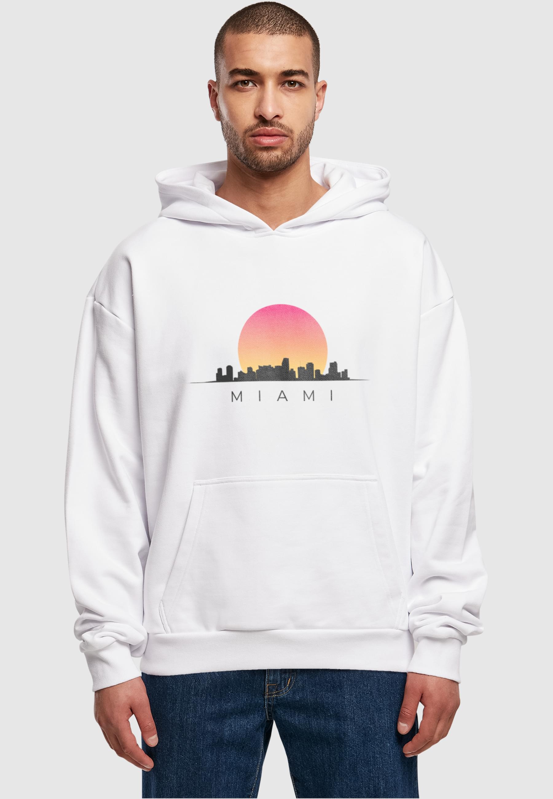 Thumbnail - Merchcode Kapuzensweatshirt "Merchcode Herren Miami Ultra Heavy Hoody", (1 tlg.)