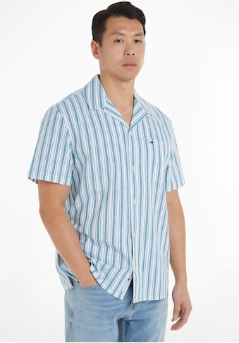 Kurzarmhemd »TJM STRIPE LINEN SS SHIRT EXT«