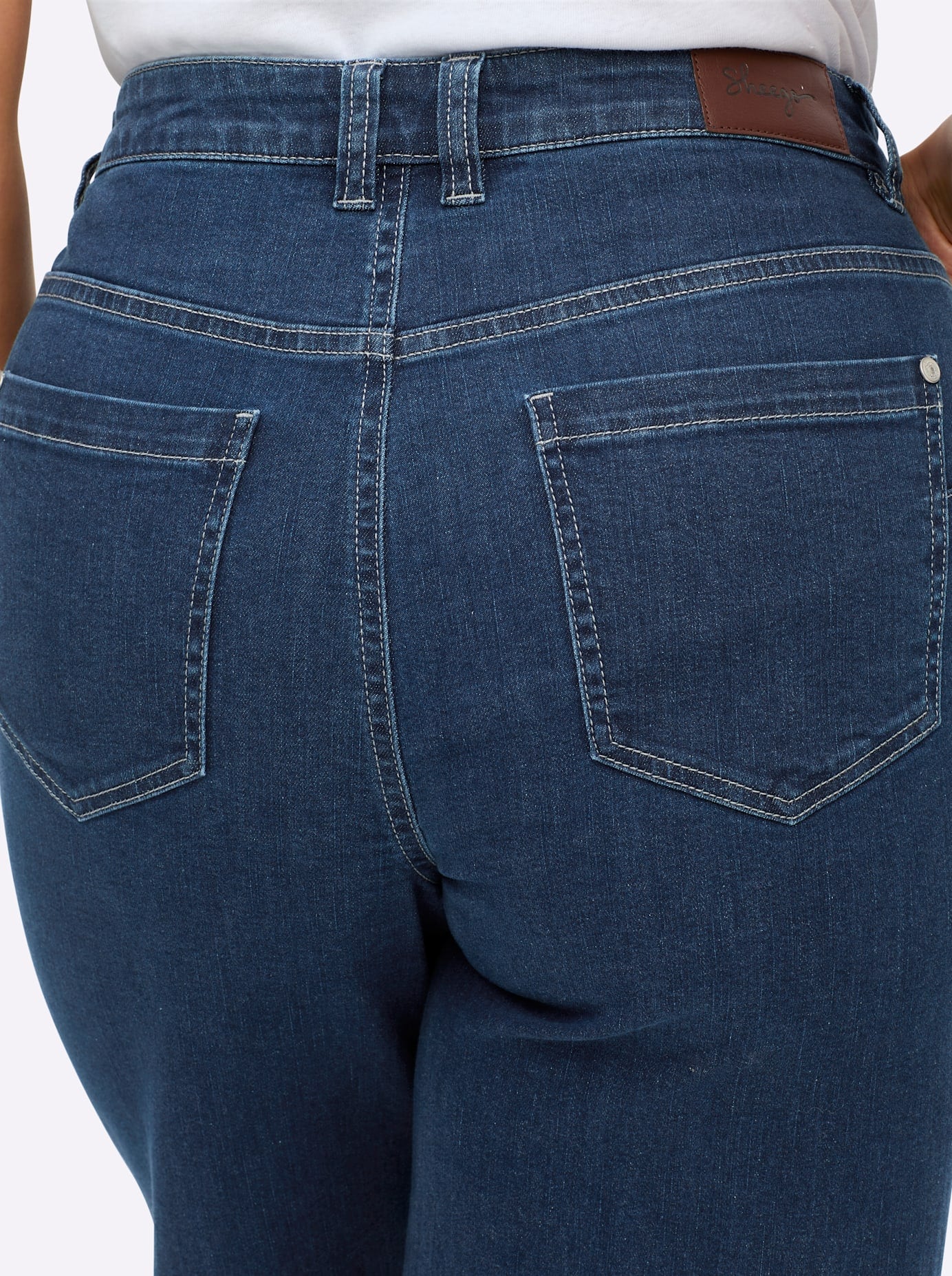 Sheego High-waist-Jeans, (1 tlg.)