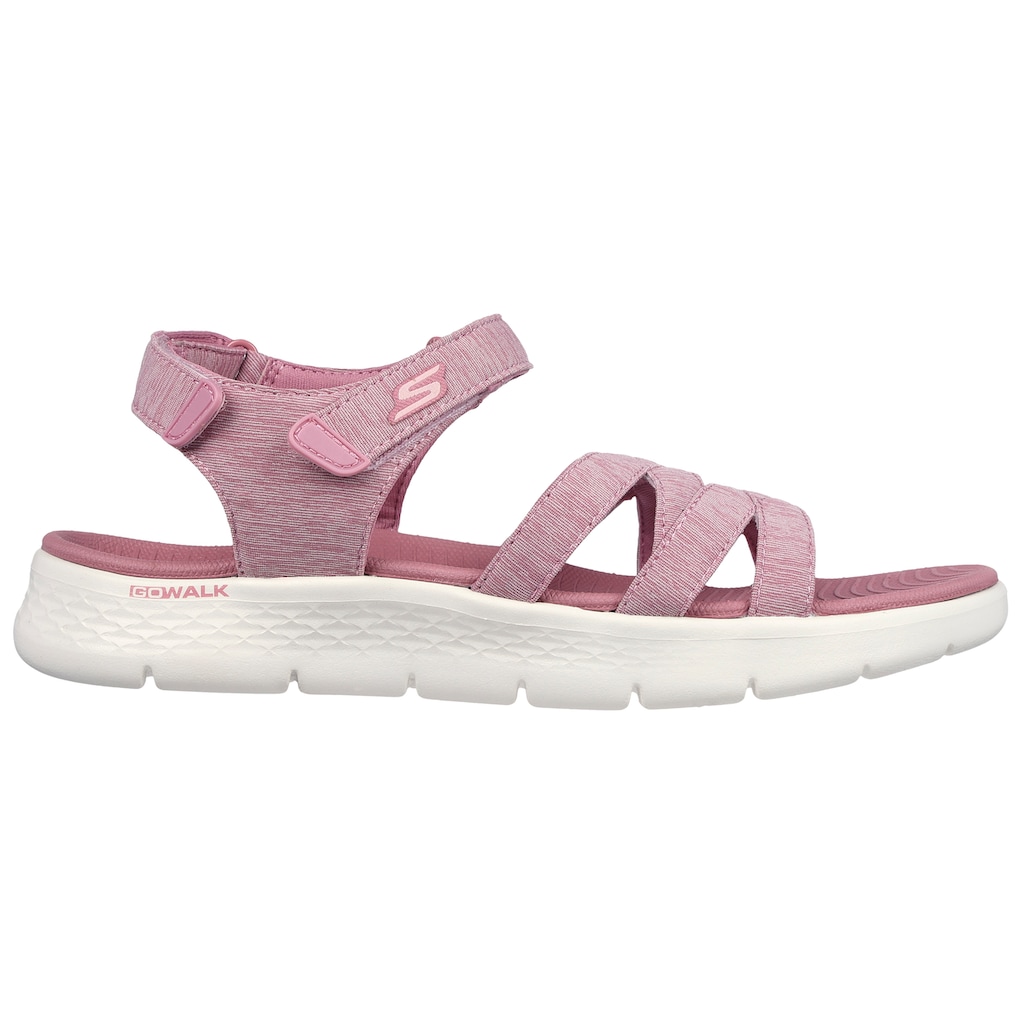 Skechers Sandale »GO WALK FLEX SANDAL-SUNSHINE«, Sommerschuh, Sandalette, Klettschuh, mit praktischem Klettverschluss