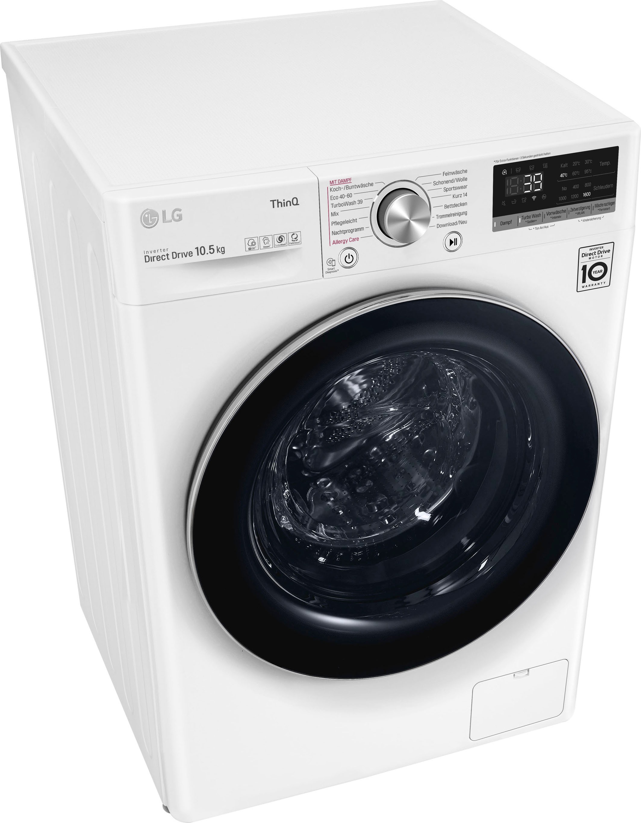 LG Waschmaschine Serie 7 "F4WR7012" 11 kg 1400 U/min Steam Funktion günstig online kaufen