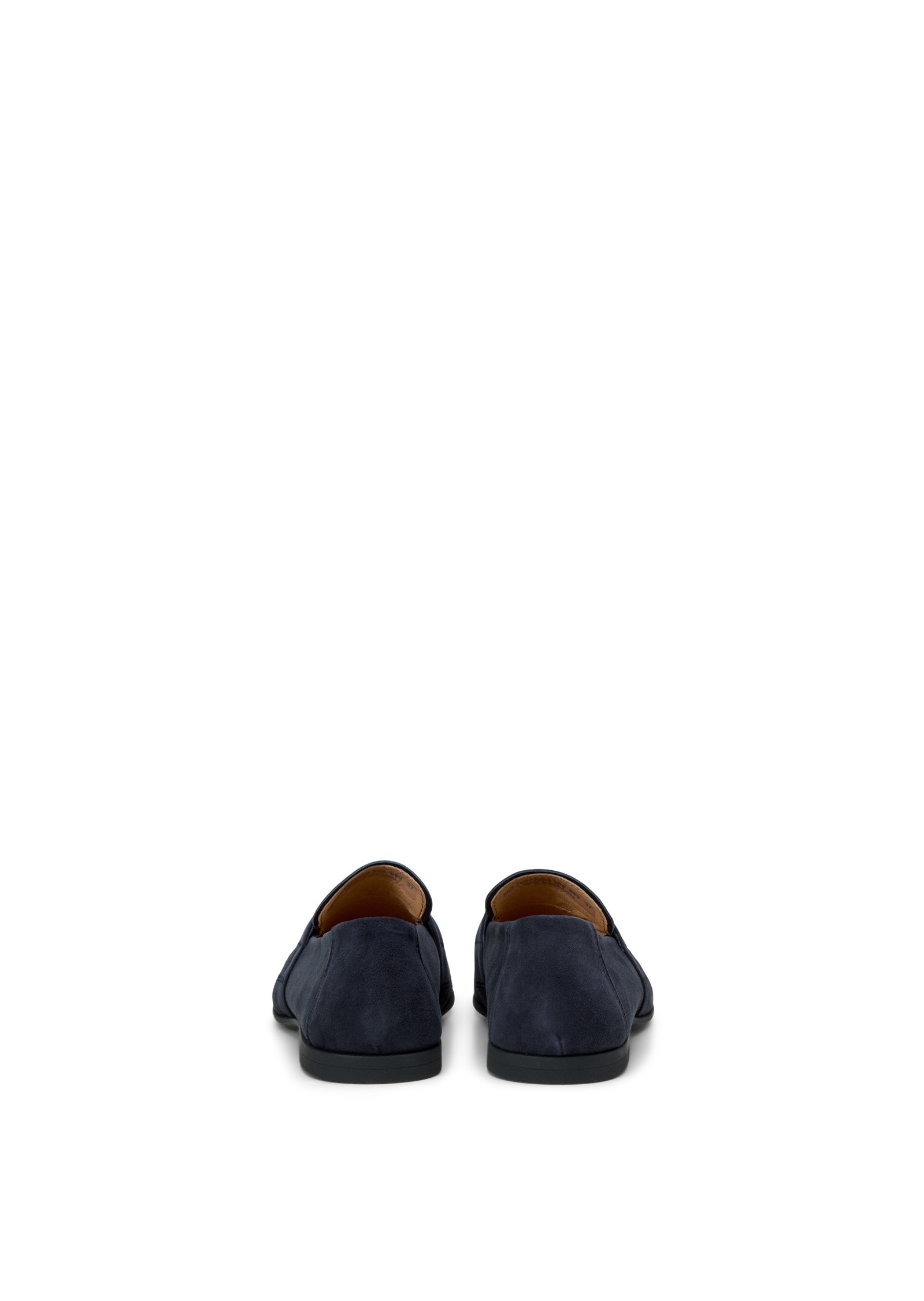 Loafer MARC O'POLO "aus weichem Velours-Rindleder", Damen, Gr. 41, navy, Obermaterial: 100% Leder (Ziege), unifarben, Schuhe Loafer 3