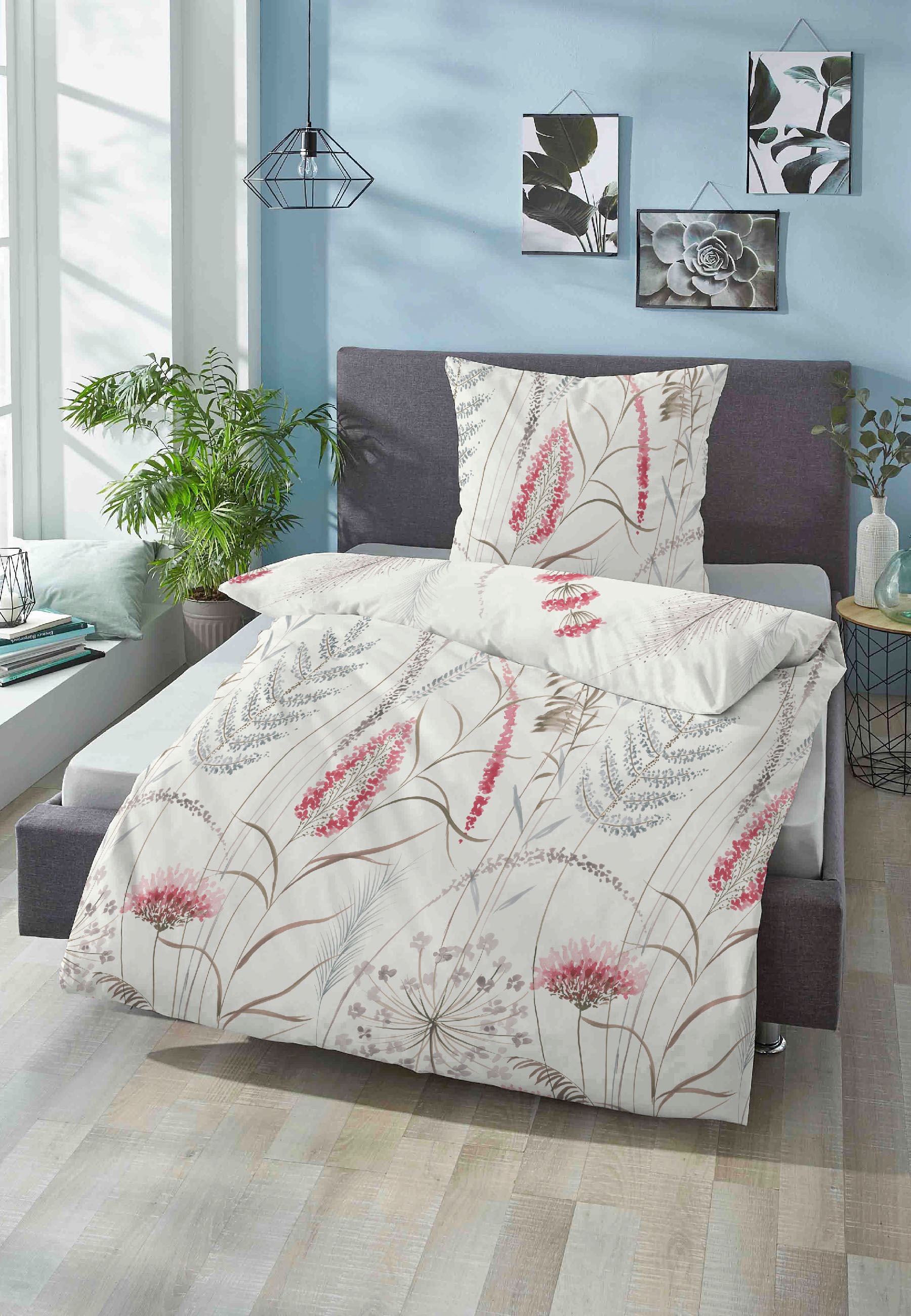 Biberna Bettwäsche "Luna" 2 Stk. feiner Glanz + weicher Griff, pflegeleicht günstig online kaufen