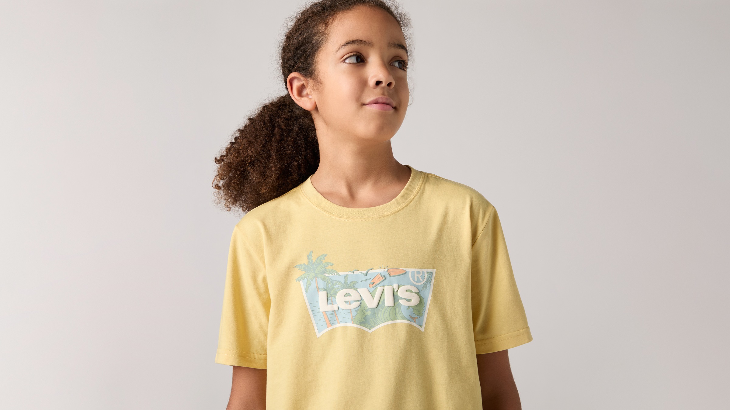 Thumbnail - Levis Kids T-Shirt "LVB HIGH TIDE BATWING TEE" for Boys, mit Front-Print