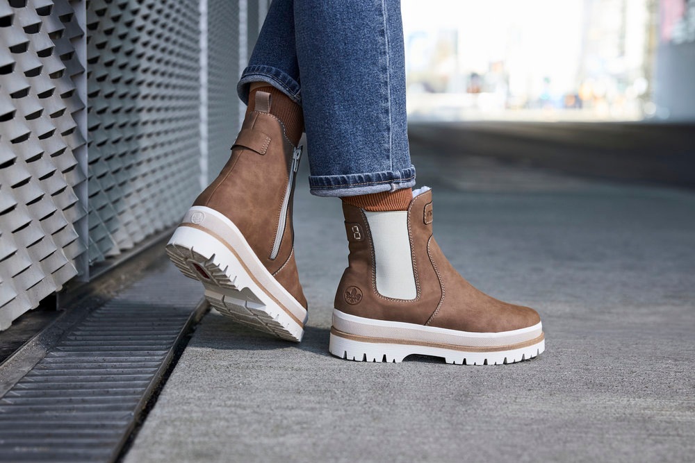 Rieker Winterboots, Chelseaboots, Plateauboots, Stiefelette mit Innenreißve günstig online kaufen