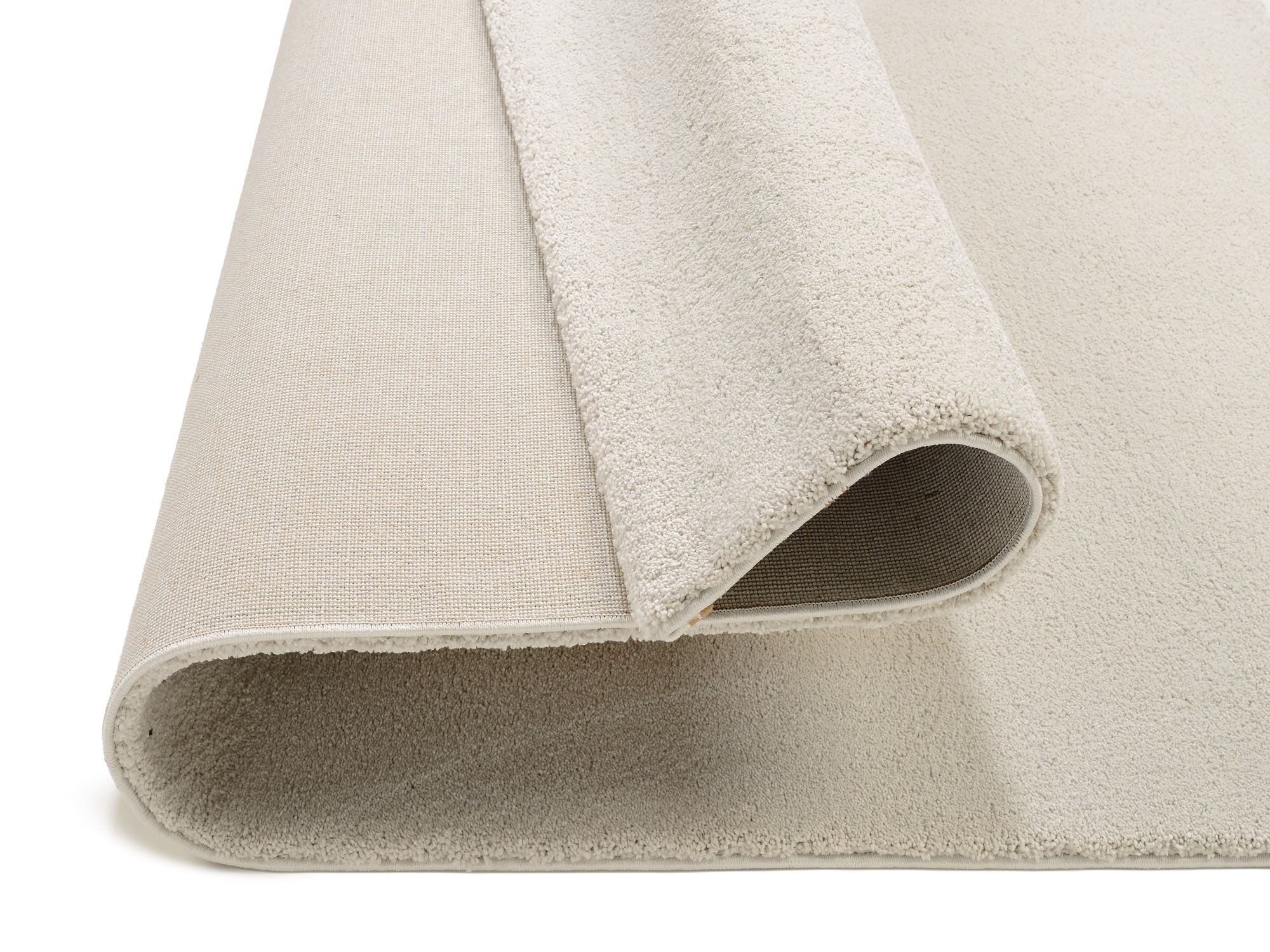 Teppich OCI DIE TEPPICHMARKE "NEW VILLA MELANGE, auch als Läufer und in rund", weiß (altweiß), B:80cm H:20mm L:200cm, Polypropylen, Teppiche, Teppich, dichter Shaggy, melierte uni Farben, robuster Hochflor, Wohnzimmer 3