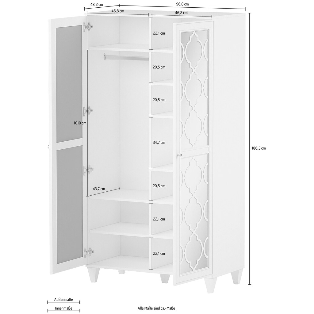 Leonique Kleiderschrank »Jesisca«