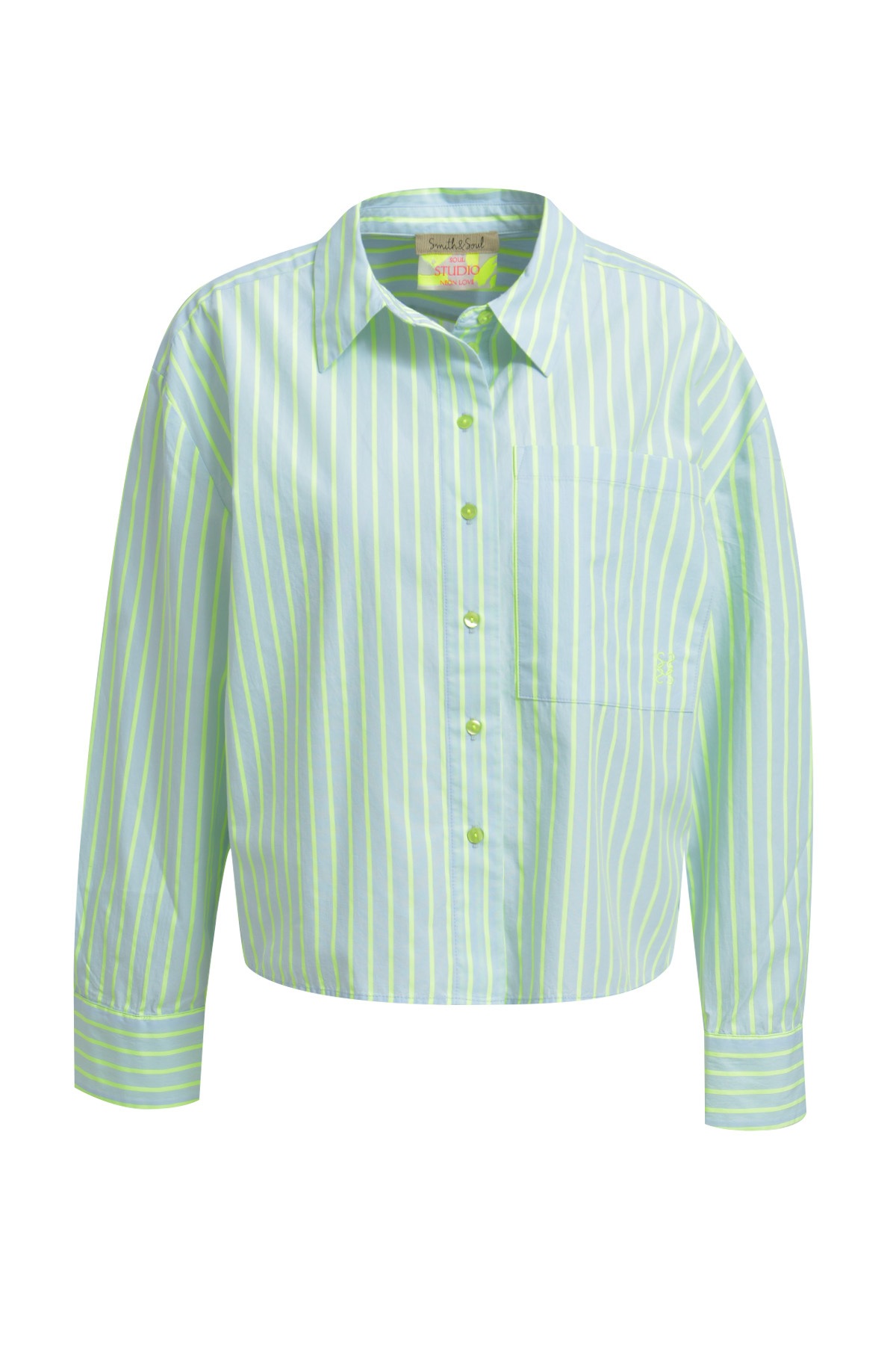 Smith & Soul Langarmbluse mit Brusttasche günstig online kaufen