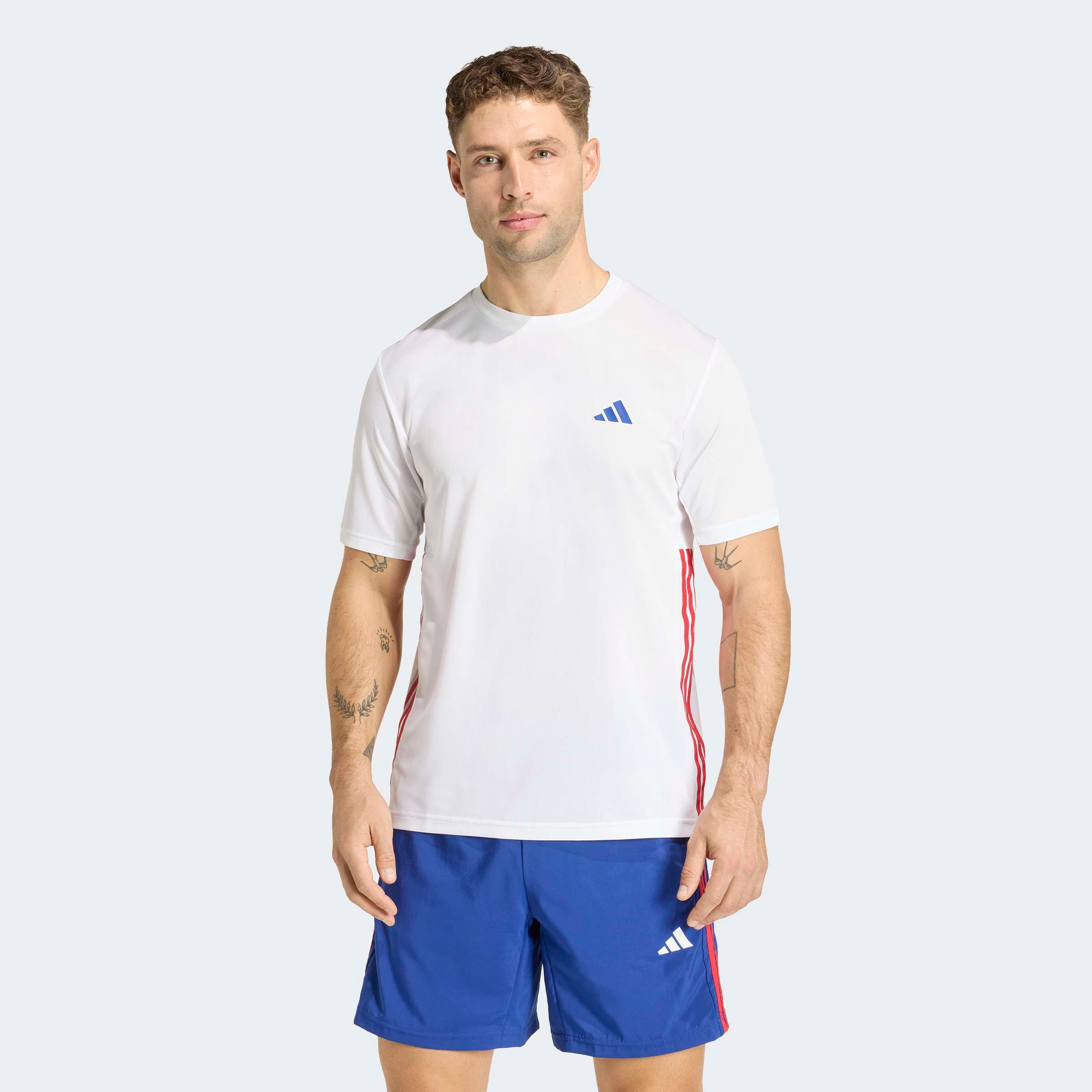 adidas Performance T-Shirt »WORKOUT ESSENTIALS BASE 3-STREIFEN«