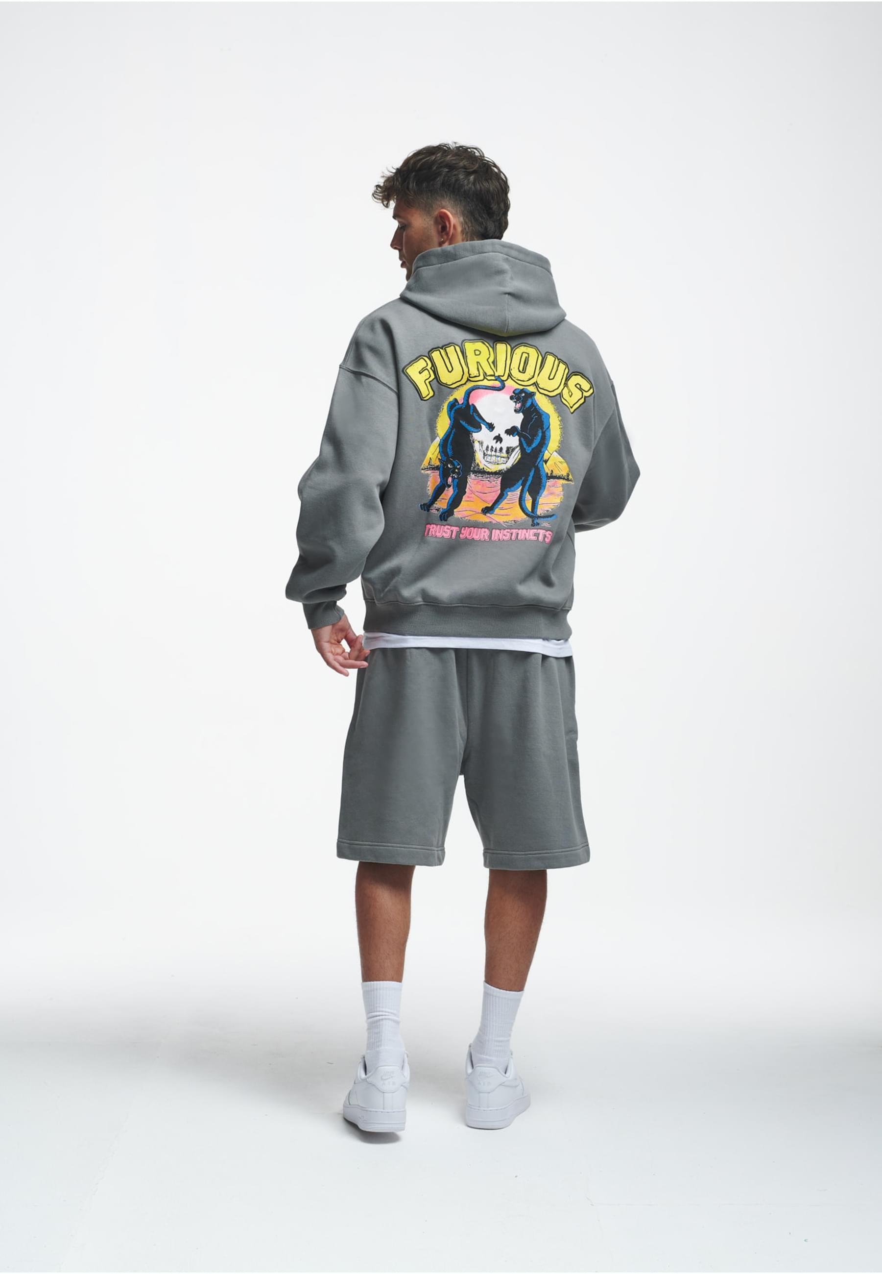 2Y Studios Kapuzensweatshirt »2Y Studios Herren 2Y Furious Oversize Hoodie«, (1 tlg.)