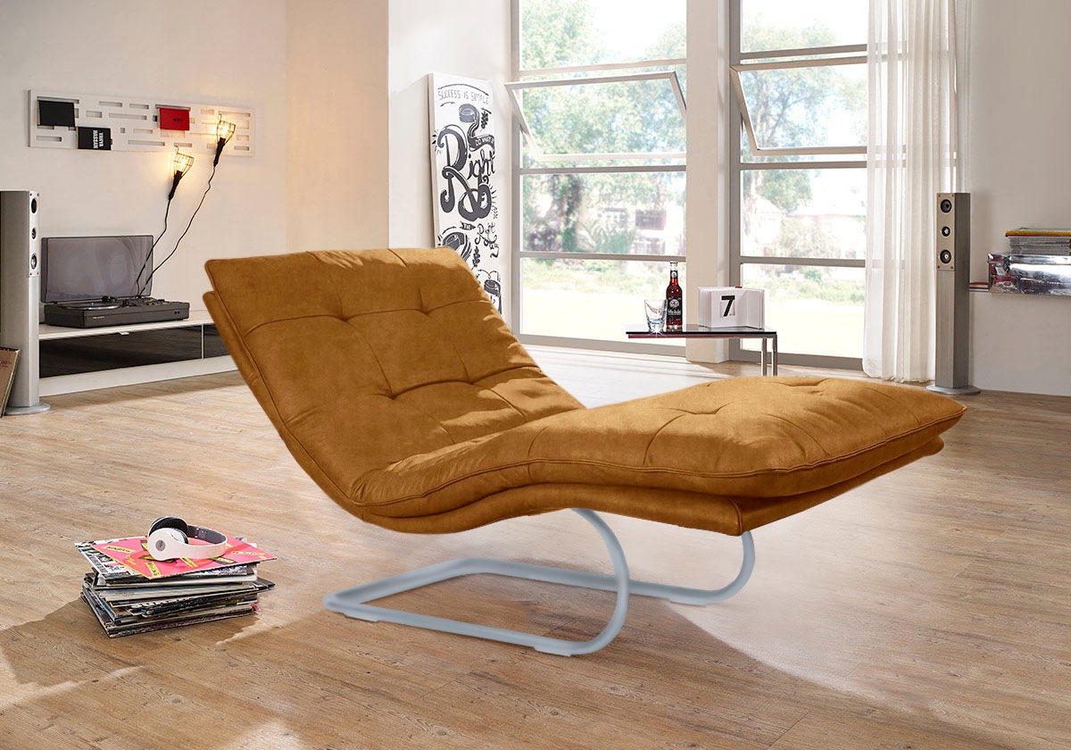 W.SCHILLIG Relaxliege "daily dreams" in Waffelkissen-Optik, wahlweise mit M günstig online kaufen