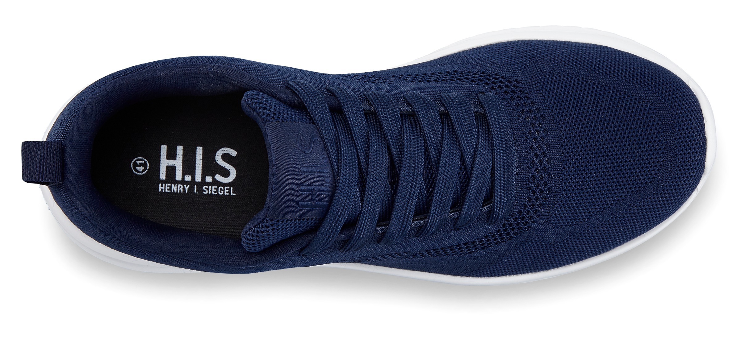 H.I.S Sneaker »Schnürschuh, Halbschuh, Freizeitschuh, Schnürhalbschuh«  NEU Turnschuh im sportiven Look aus luftigem Mesh-Material VEGAN