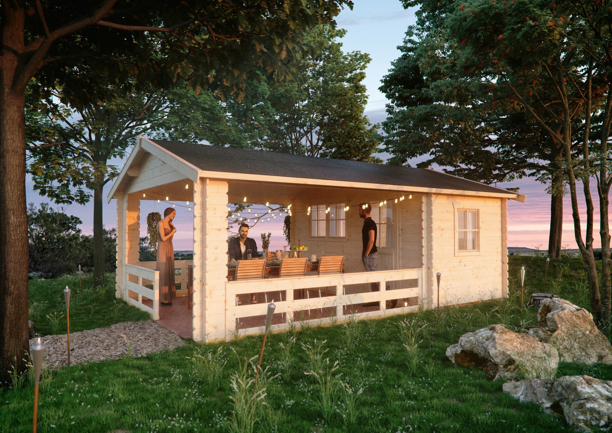 Skanholz Gartenhaus "Alicante 1" günstig online kaufen