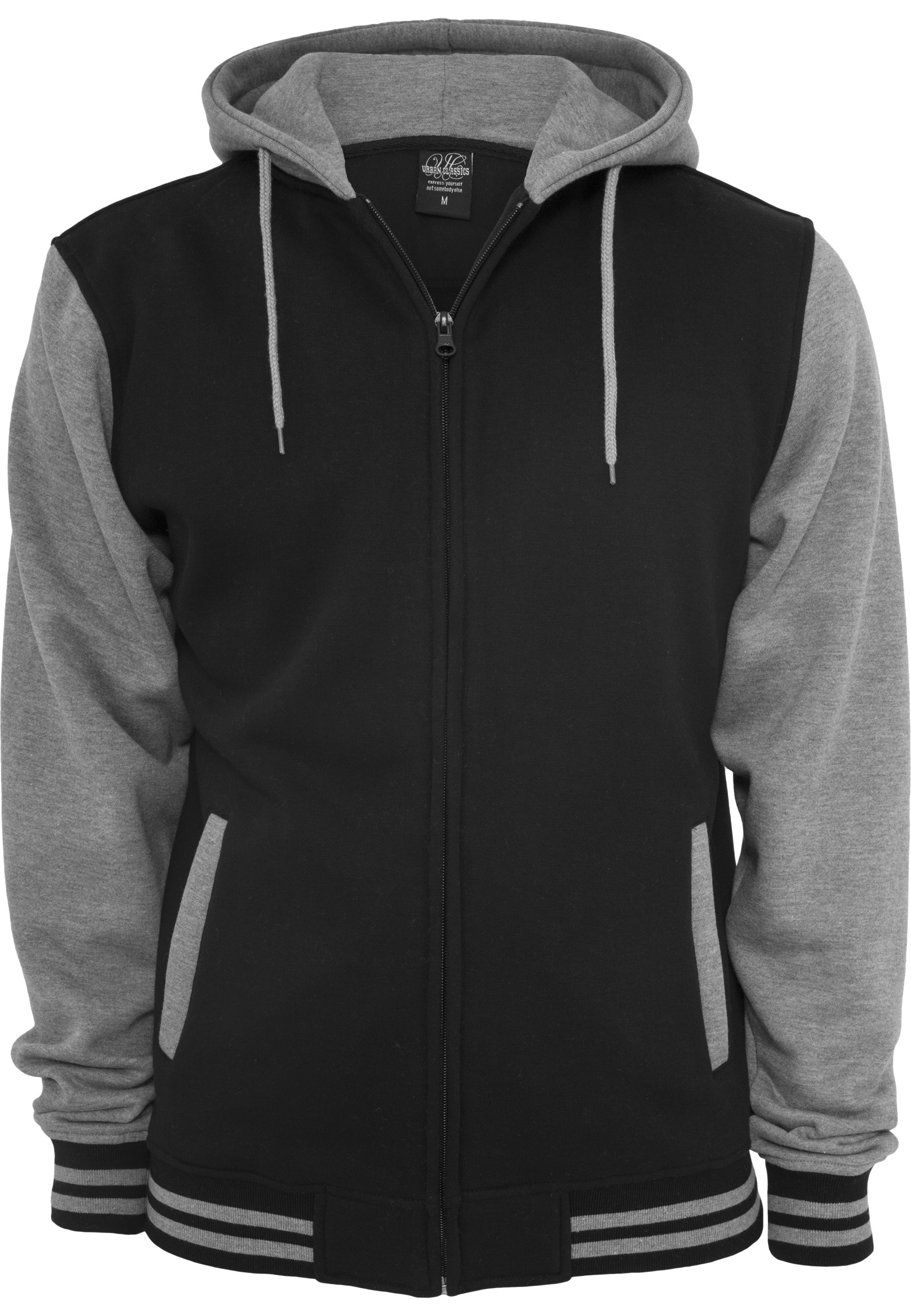 URBAN CLASSICS Sweatjacke "Urban Classics Herren 2-tone Zip Hoody" 1 Stk. günstig online kaufen