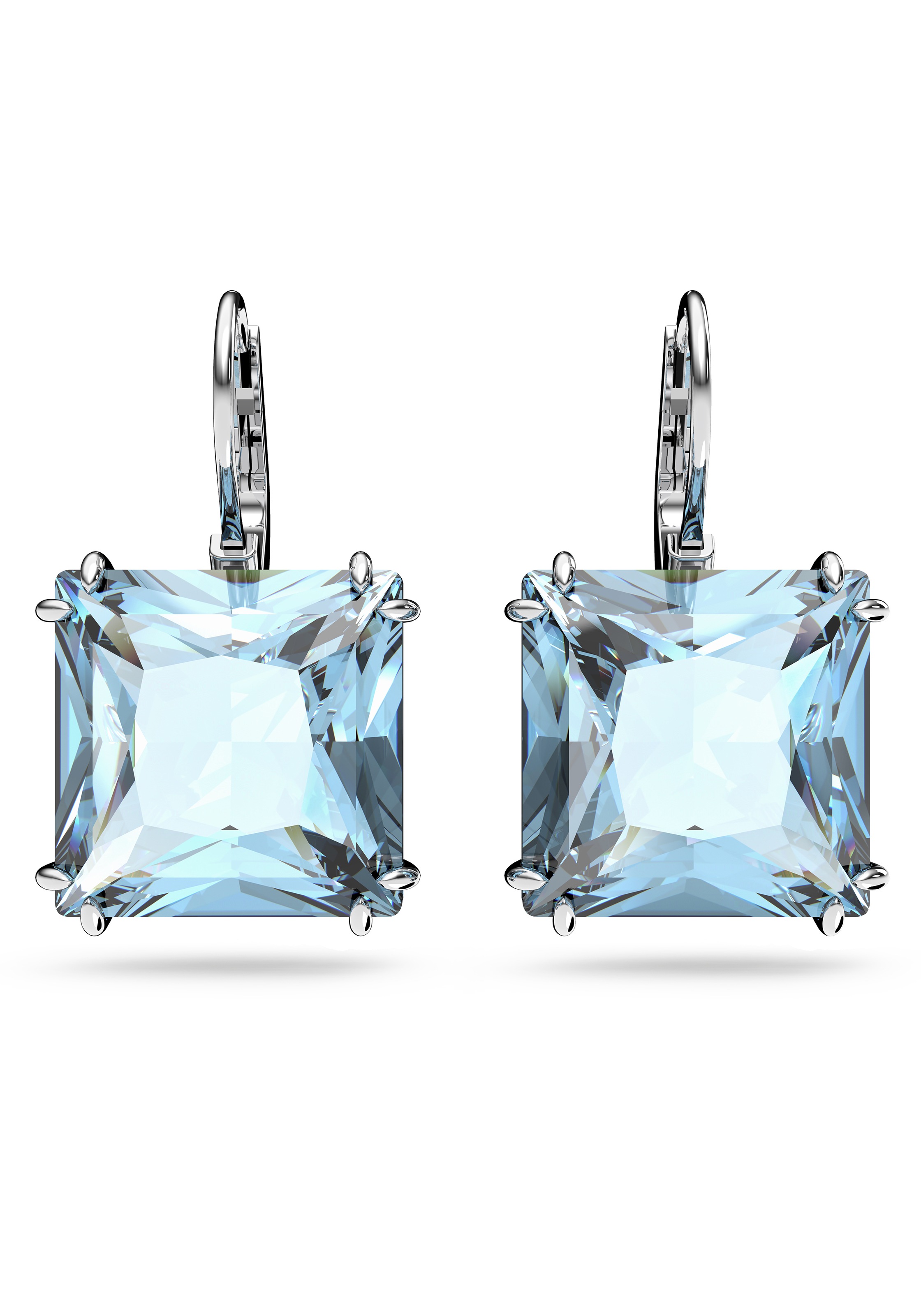 Paar Ohrhänger SWAROVSKI "Millenia", blau (metallfarben, blau, blau), Ohrringe, Damen, Metall, mit Swarovski Kristall 2