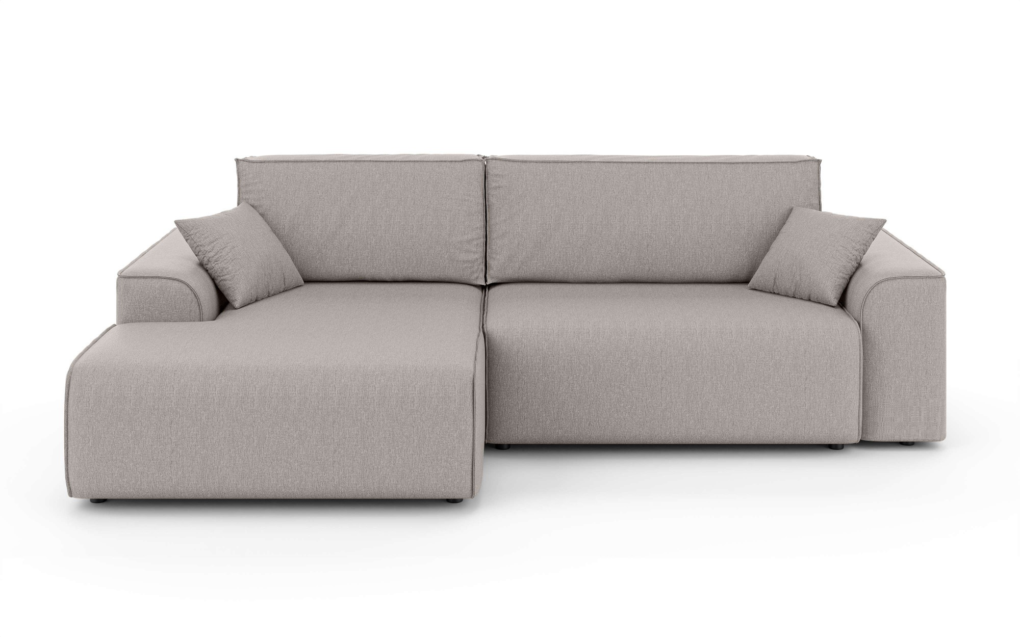 Home affaire Ecksofa "Santenay mit Bettfunktion und Bettkasten, Maße: B/T/H günstig online kaufen