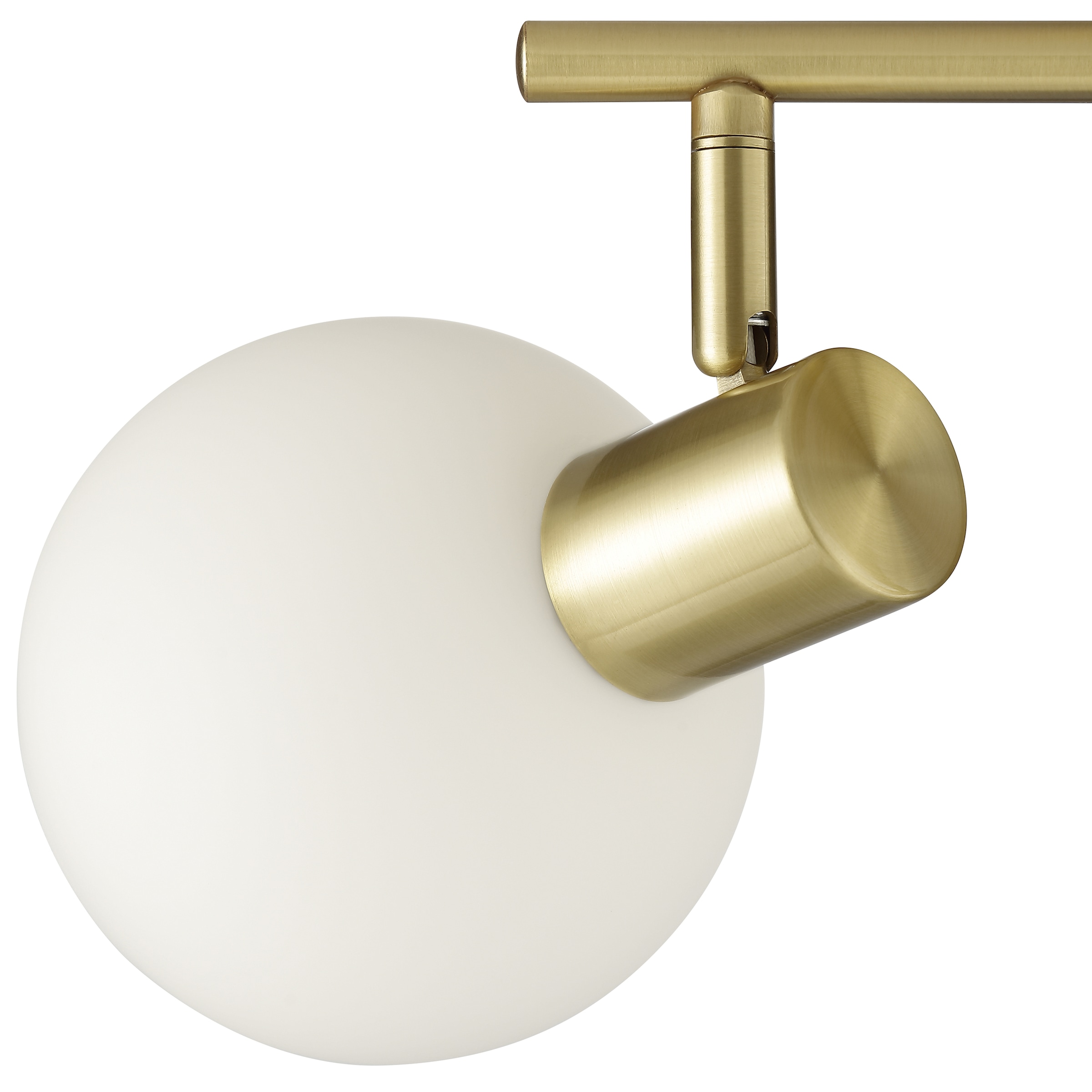 Brilliant Deckenstrahler »Cony« E14 1 Stk. 2x E14 Fassung, 48 x 21 x 12 cm, Metall/Glas, messingfarben/opalweiß
