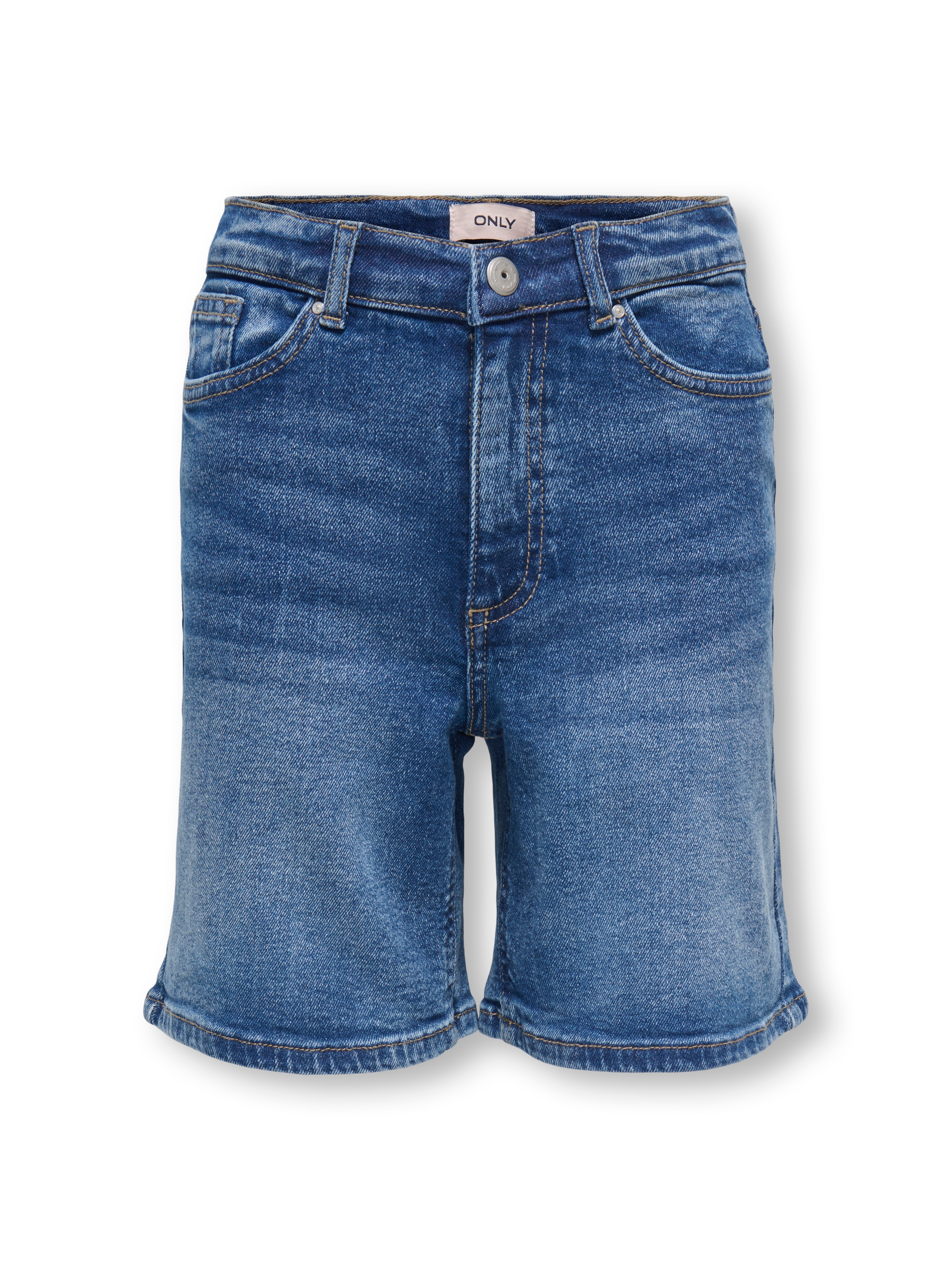 KIDS ONLY Jeansbermudas "KOGJUICY HW LONG SHORTS DNM AZG"