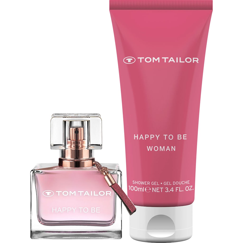TOM TAILOR Eau de Parfum »Happy to be«, (2 tlg.)