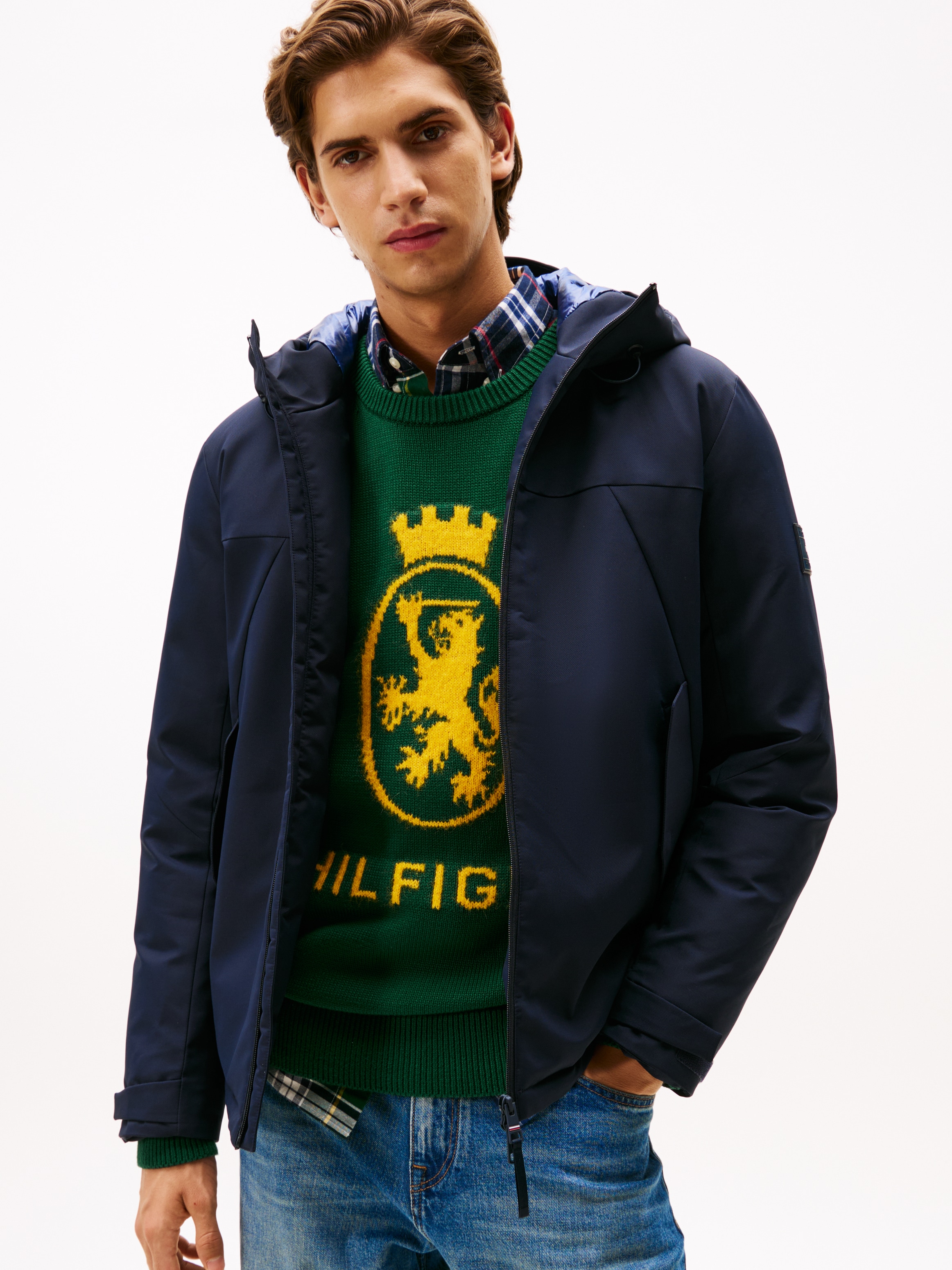 Tommy Hilfiger Funktionsjacke "TECH HOODED SHORT PADDED JACKET", mit Kapuze günstig online kaufen